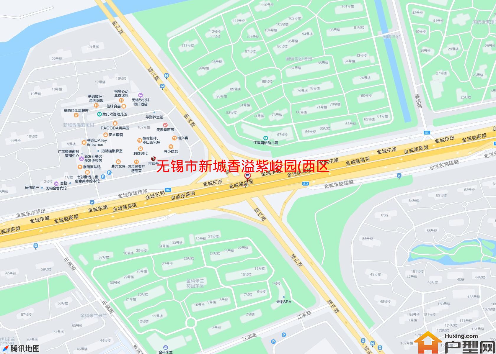 新城香溢紫峻园(西区)小区 - 户型网
