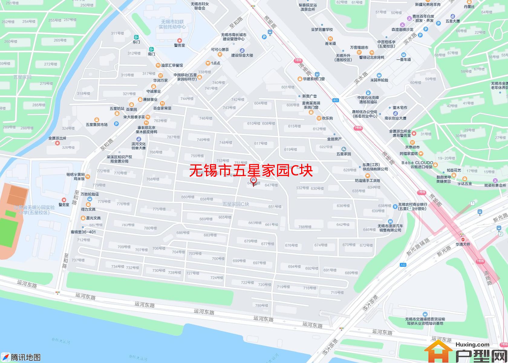 五星家园C块小区 - 户型网