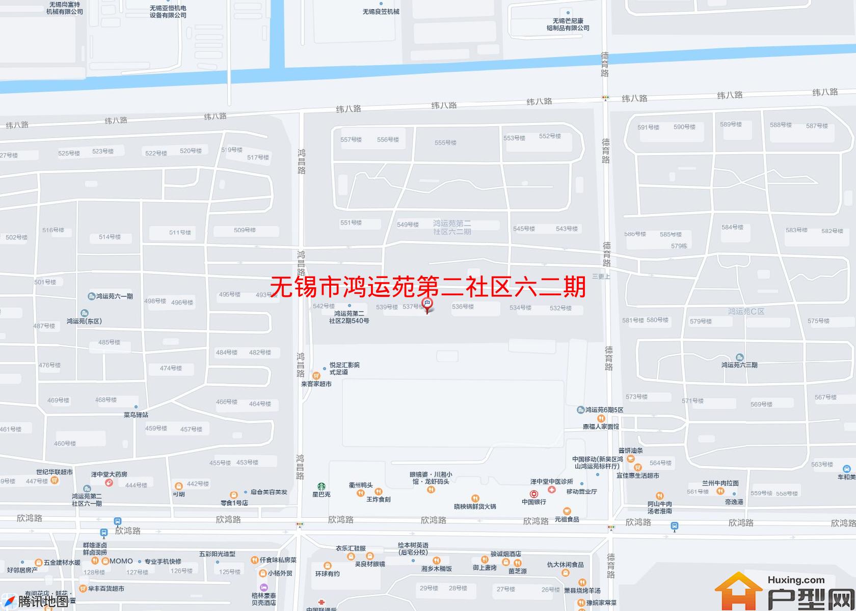 鸿运苑第二社区六二期(532-557)小区 - 户型网