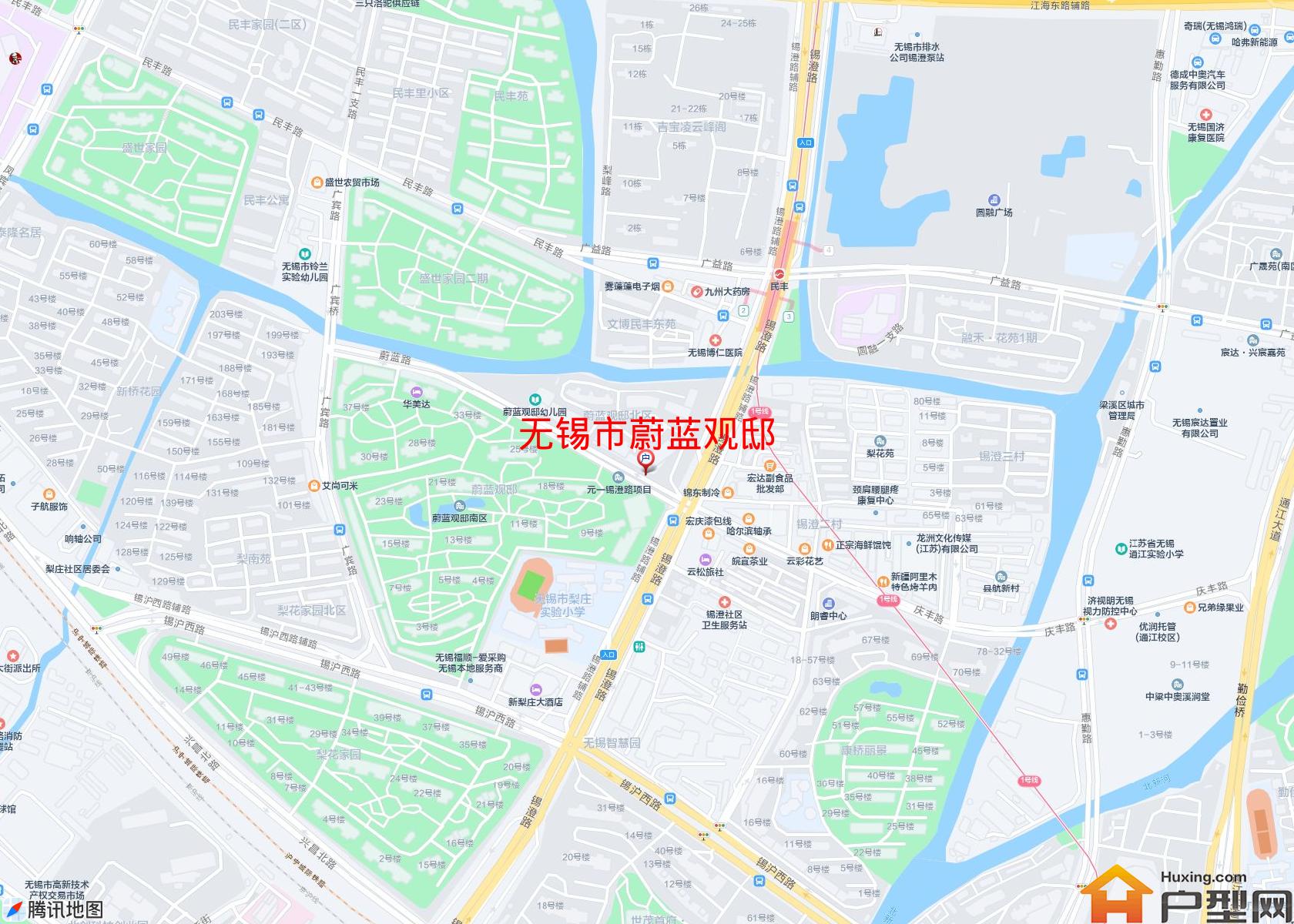 蔚蓝观邸小区 - 户型网