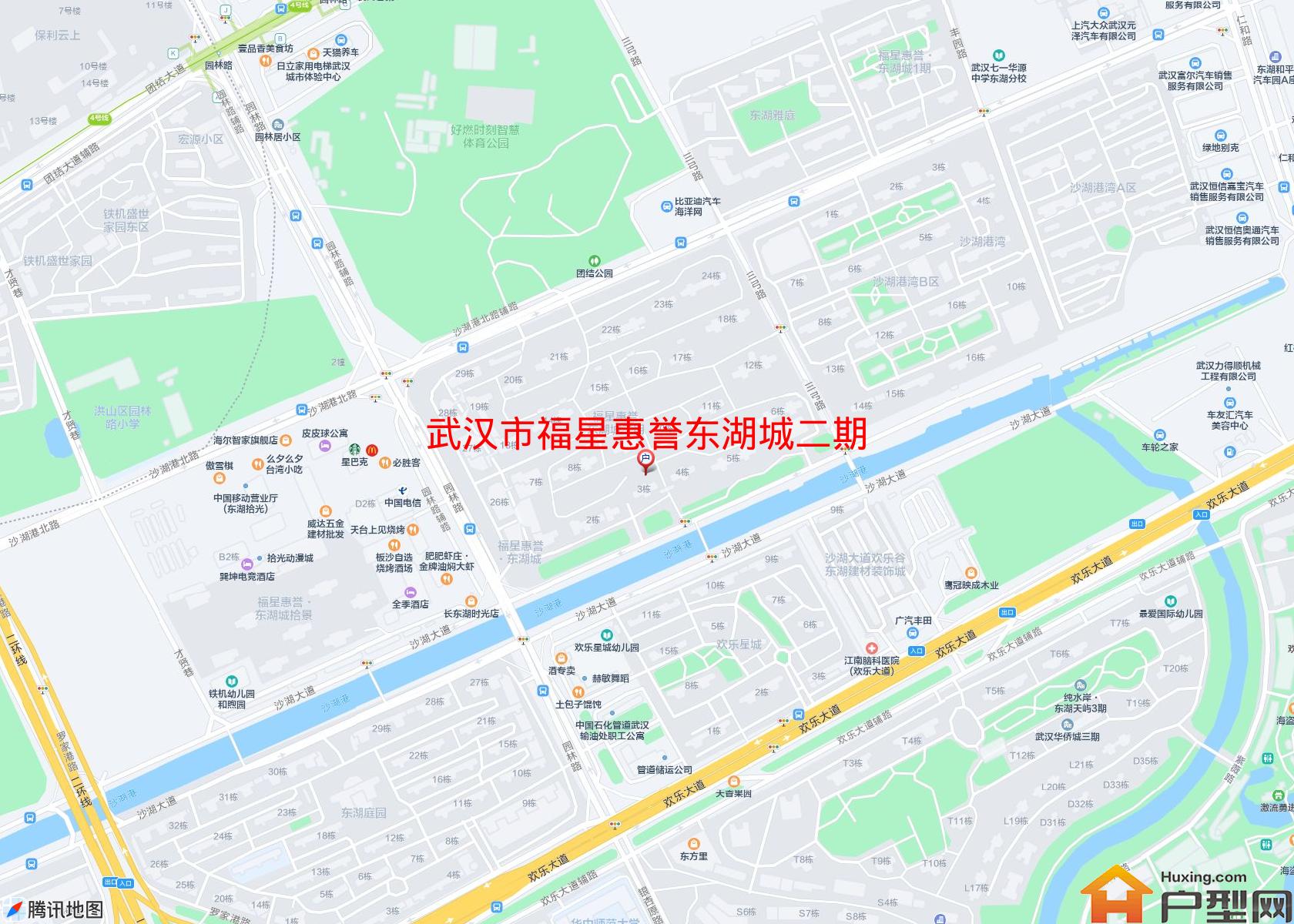福星惠誉东湖城二期小区 - 户型网