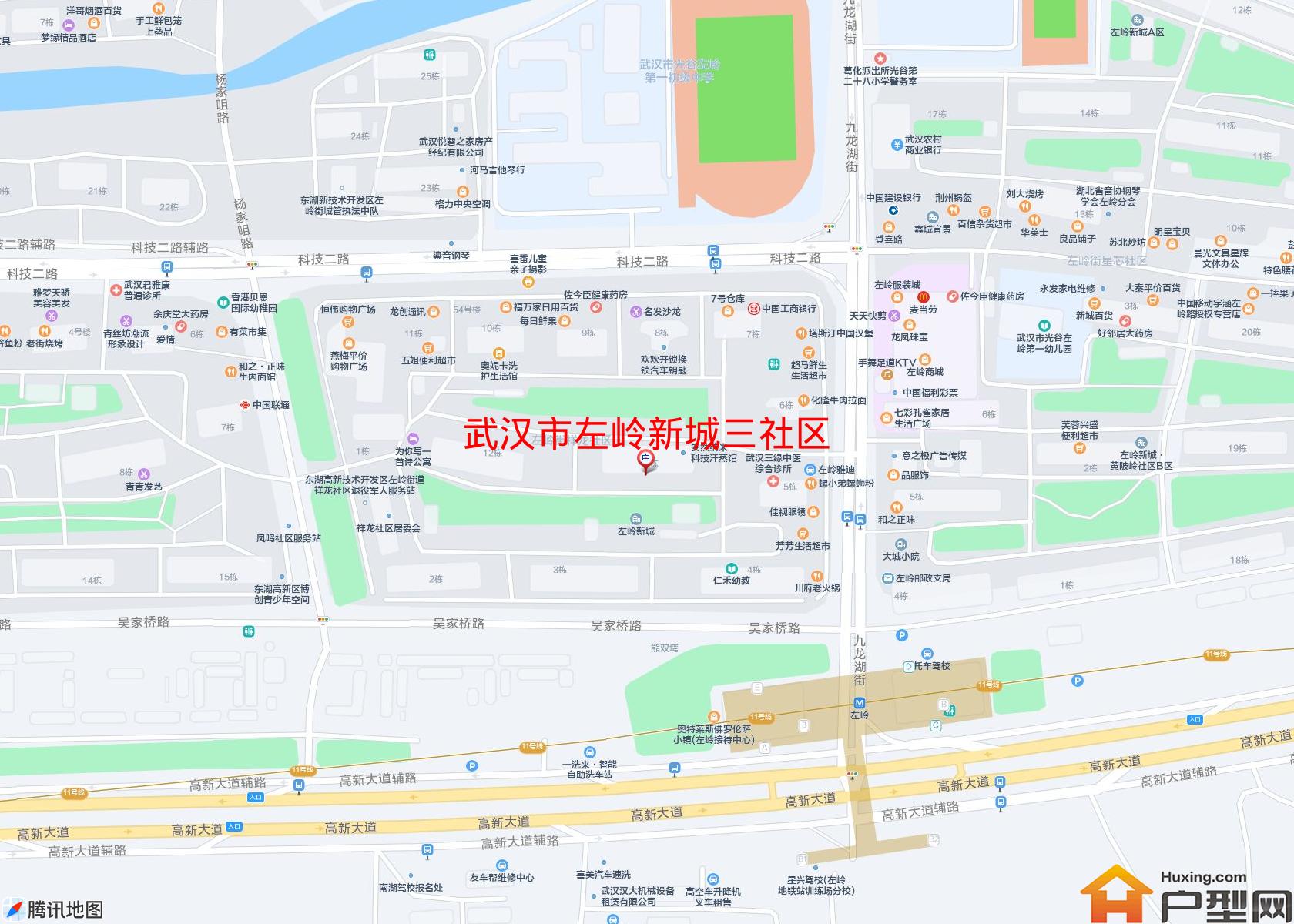 左岭新城三社区小区 - 户型网