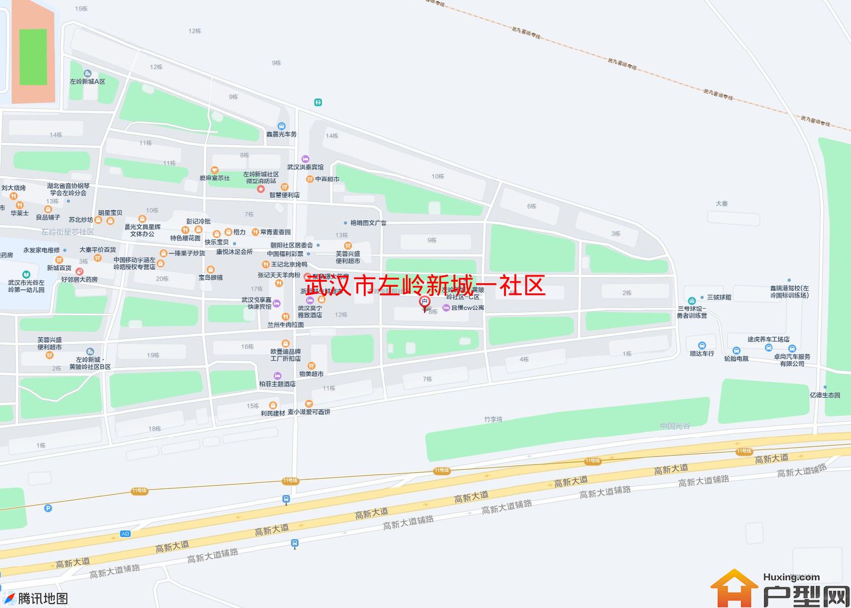 左岭新城一社区小区 - 户型网