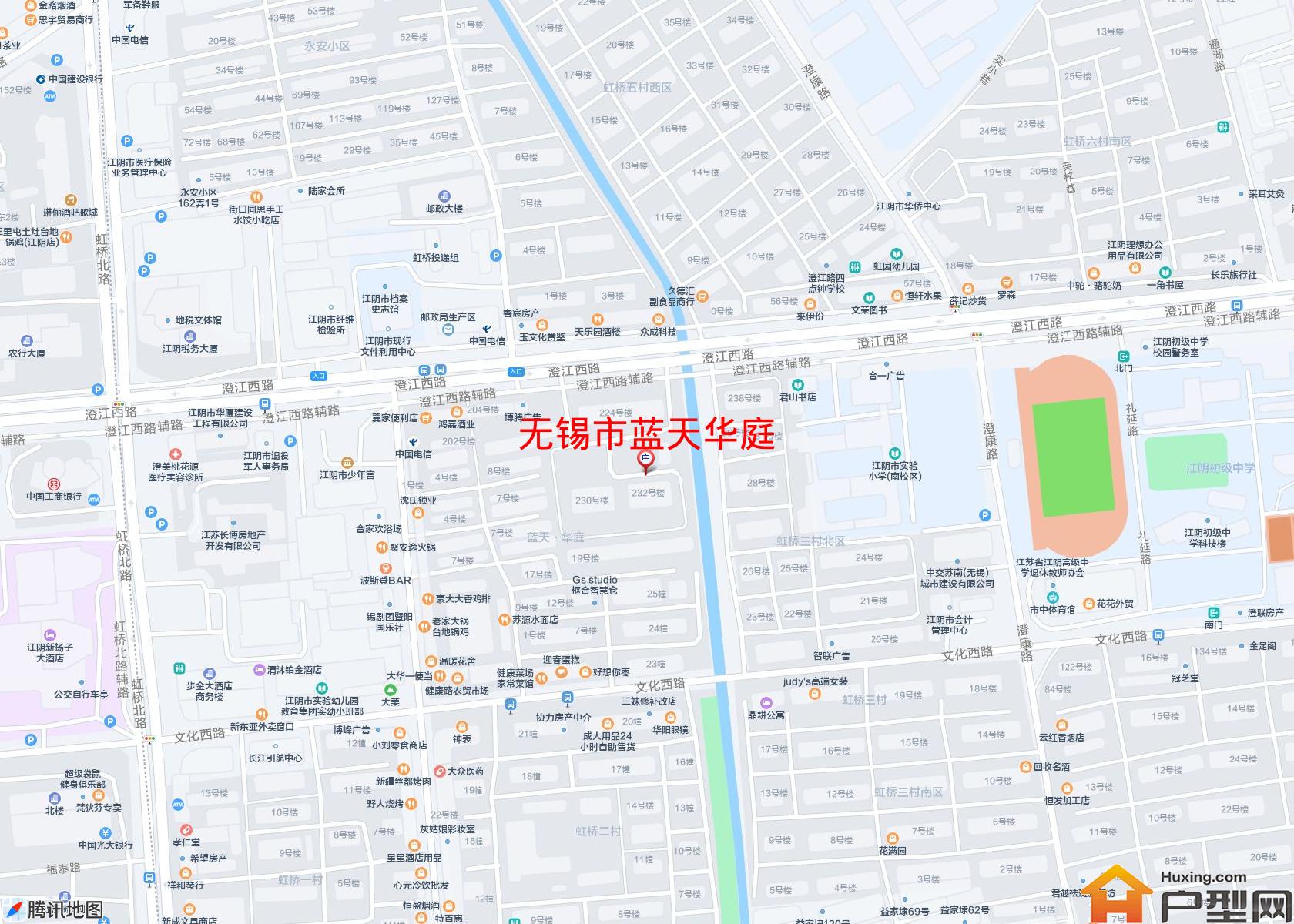 蓝天华庭小区 - 户型网