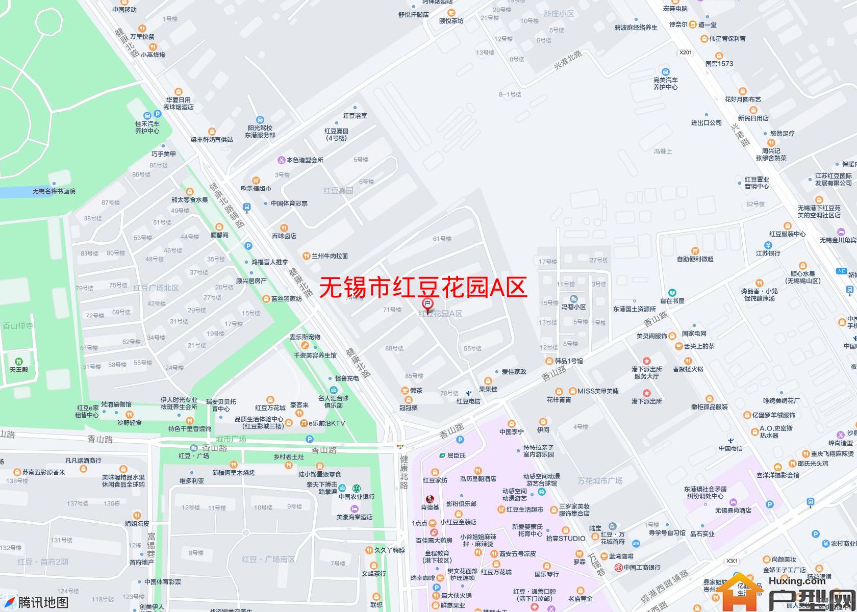 红豆花园A区小区 - 户型网 红豆花园A区小区 - 户型网