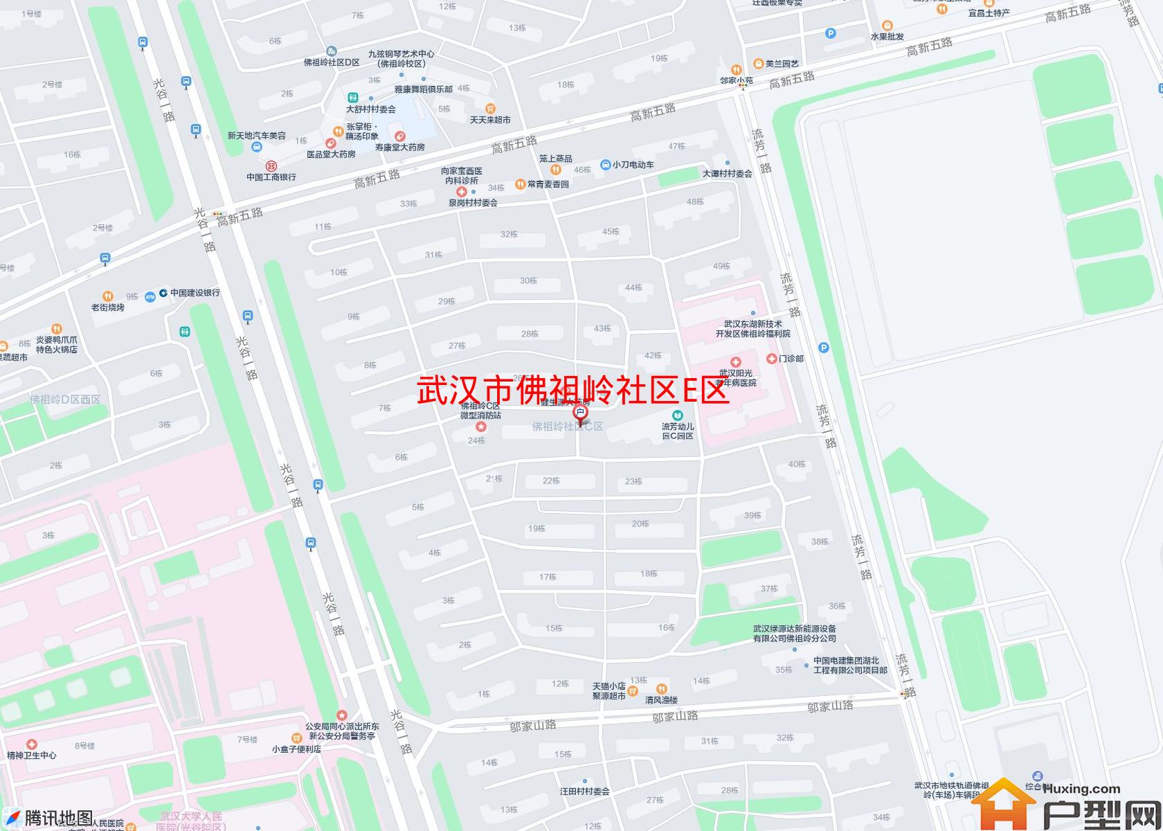 佛祖岭社区E区小区 - 户型网