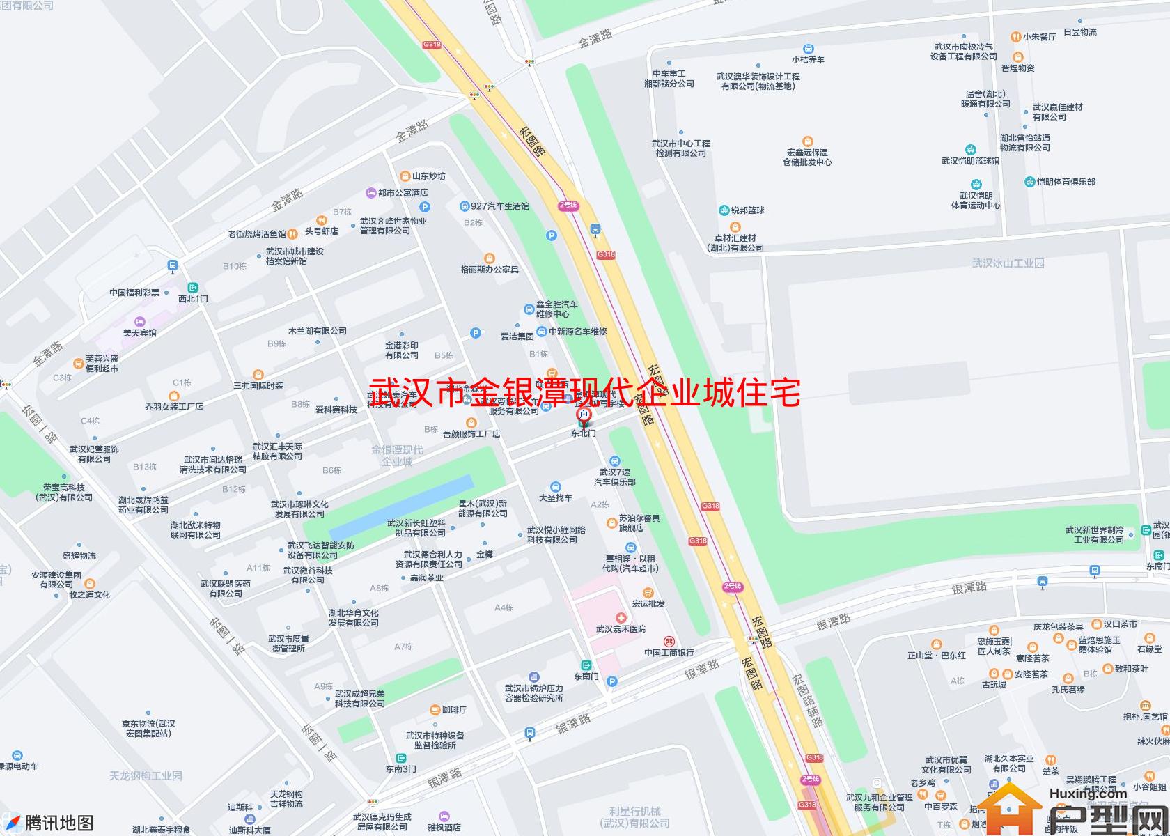 金银潭现代企业城住宅小区 - 户型网