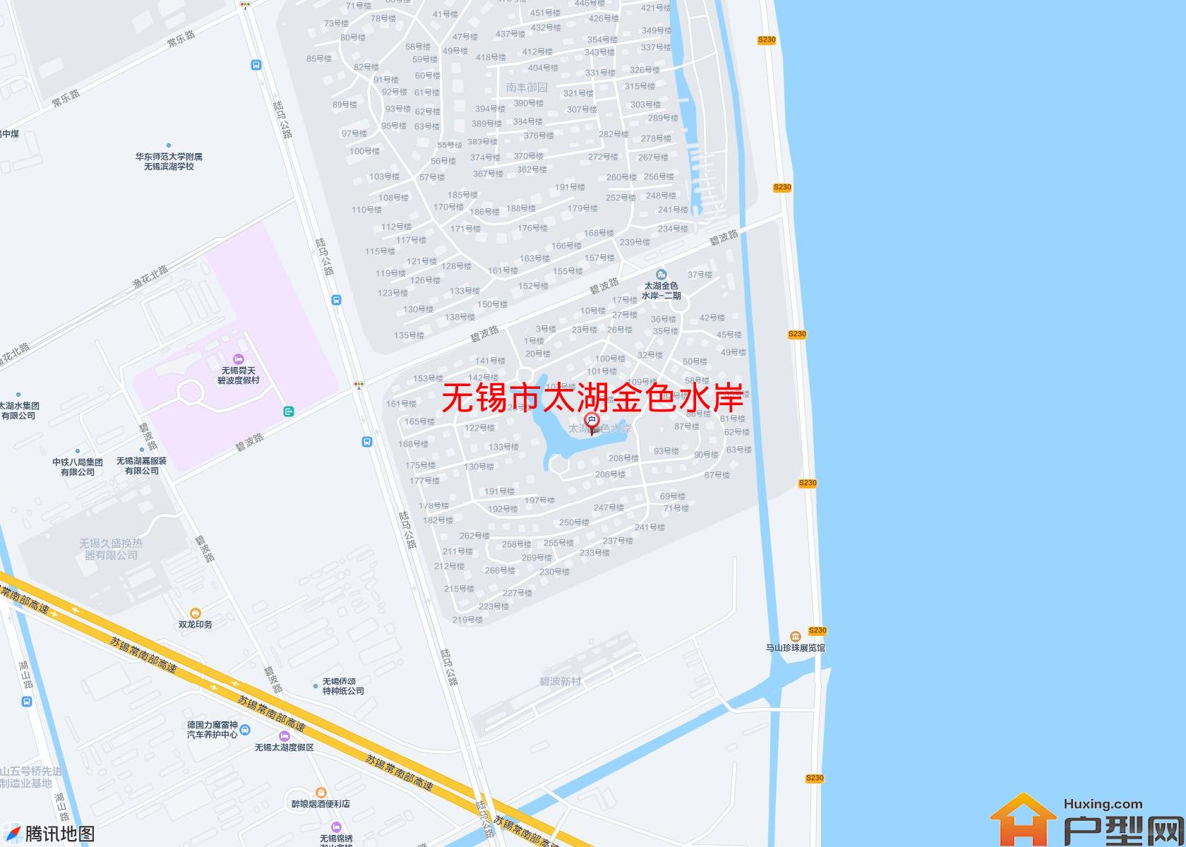 太湖金色水岸小区 - 户型网