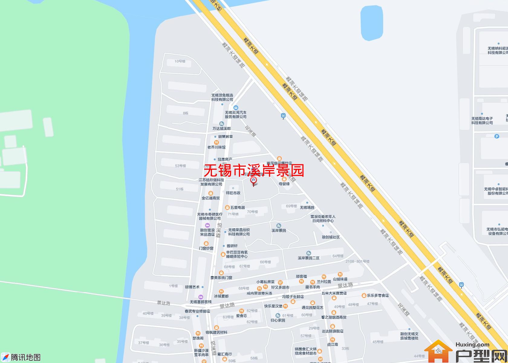 溪岸景园小区 - 户型网