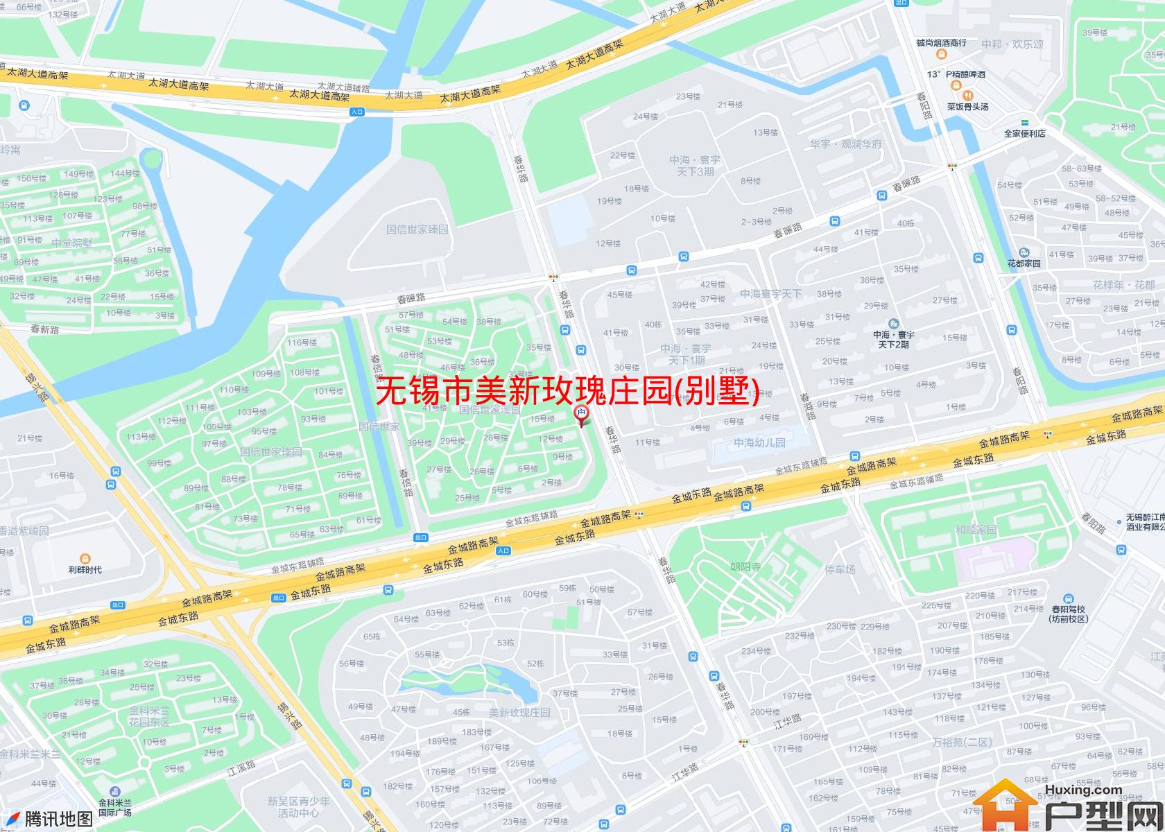 美新玫瑰庄园(别墅)小区 - 户型网