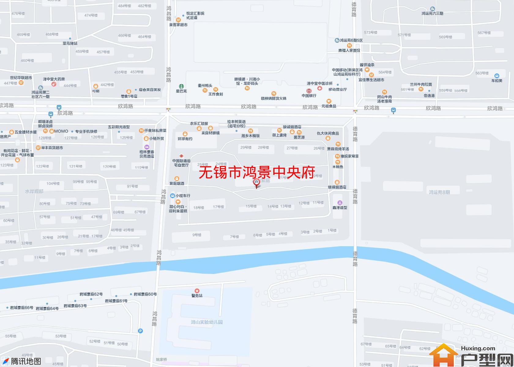 鸿景中央府小区 - 户型网