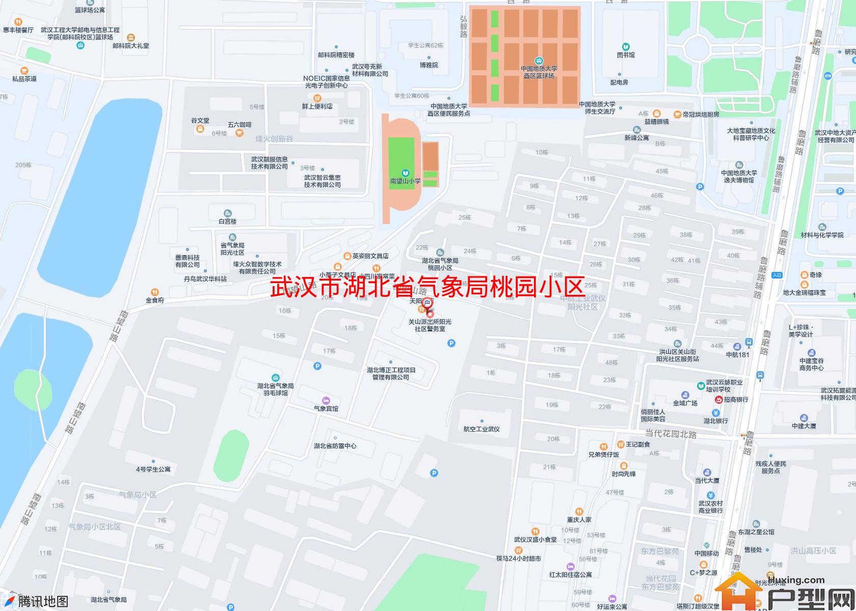 湖北省气象局桃园小区小区 - 户型网