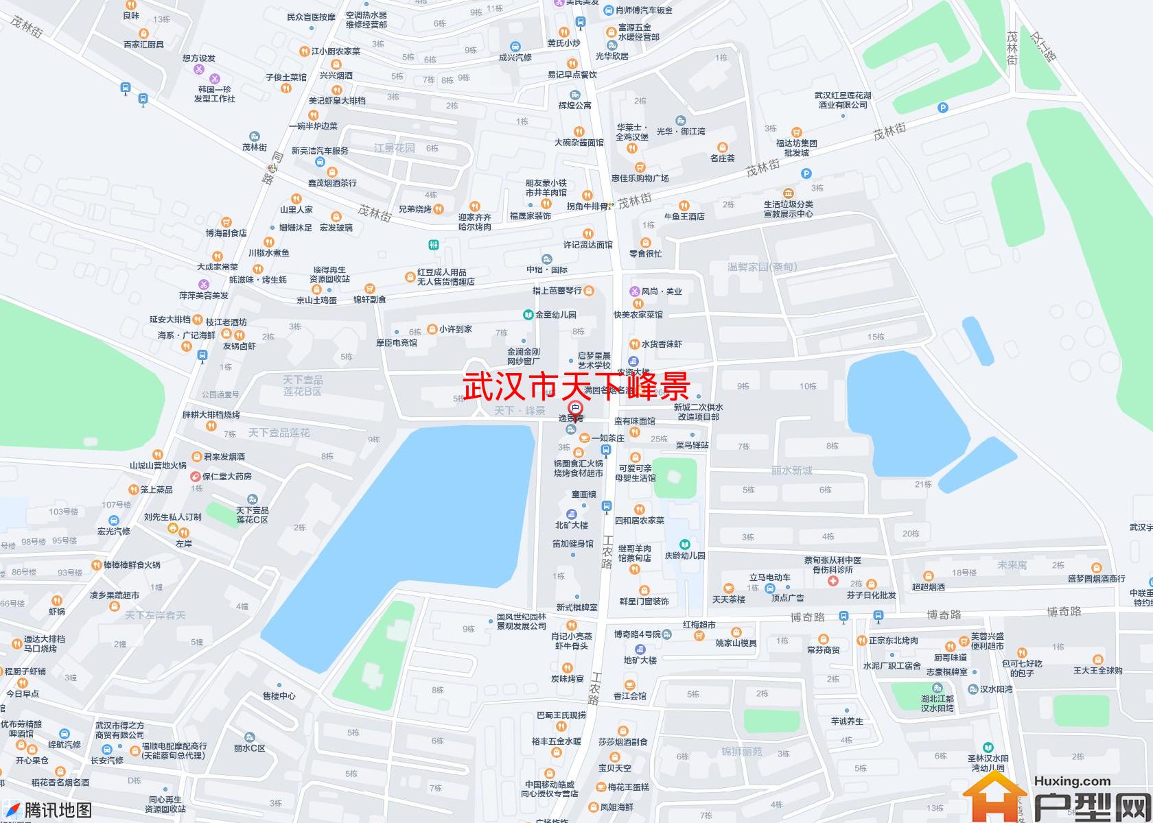天下峰景小区 - 户型网