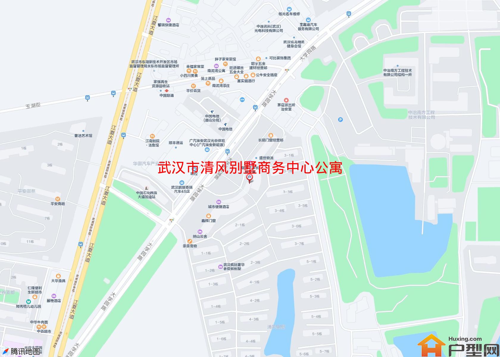 清风别墅商务中心公寓小区 - 户型网