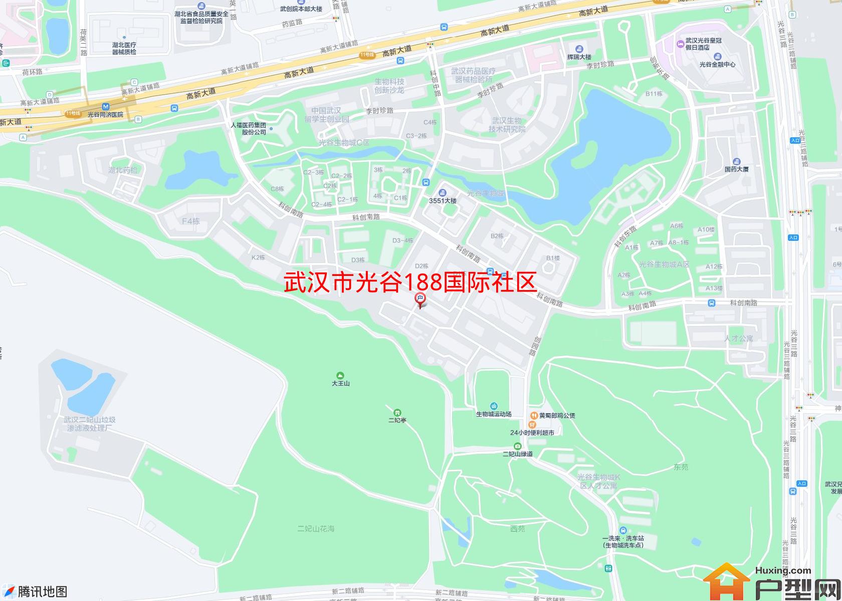 光谷188国际社区小区 - 户型网