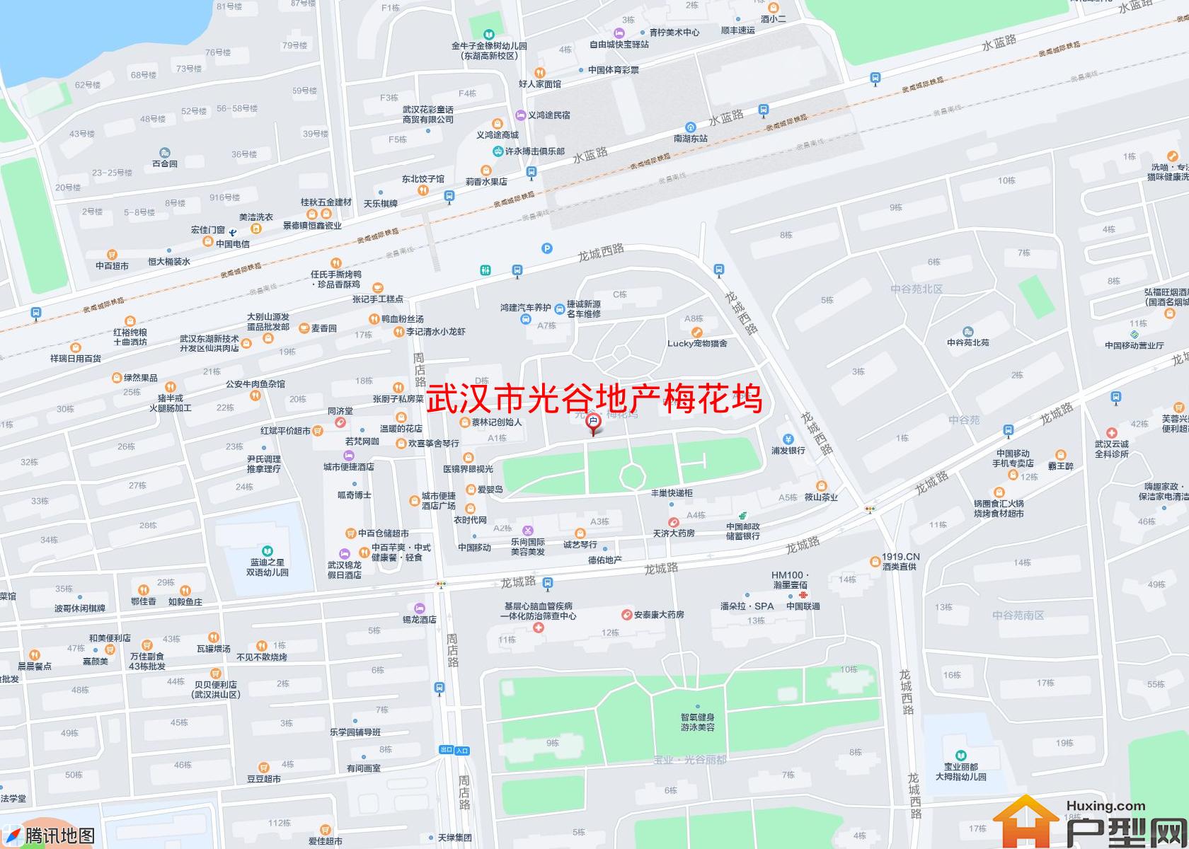 光谷地产梅花坞小区 - 户型网