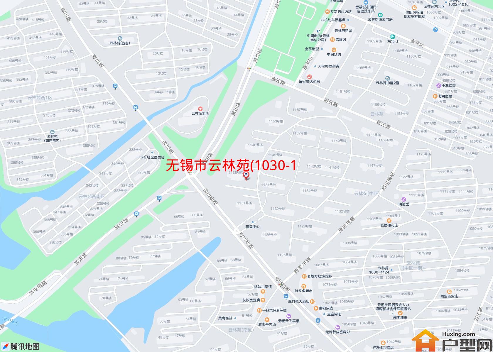 云林苑(1030-1124)小区 - 户型网