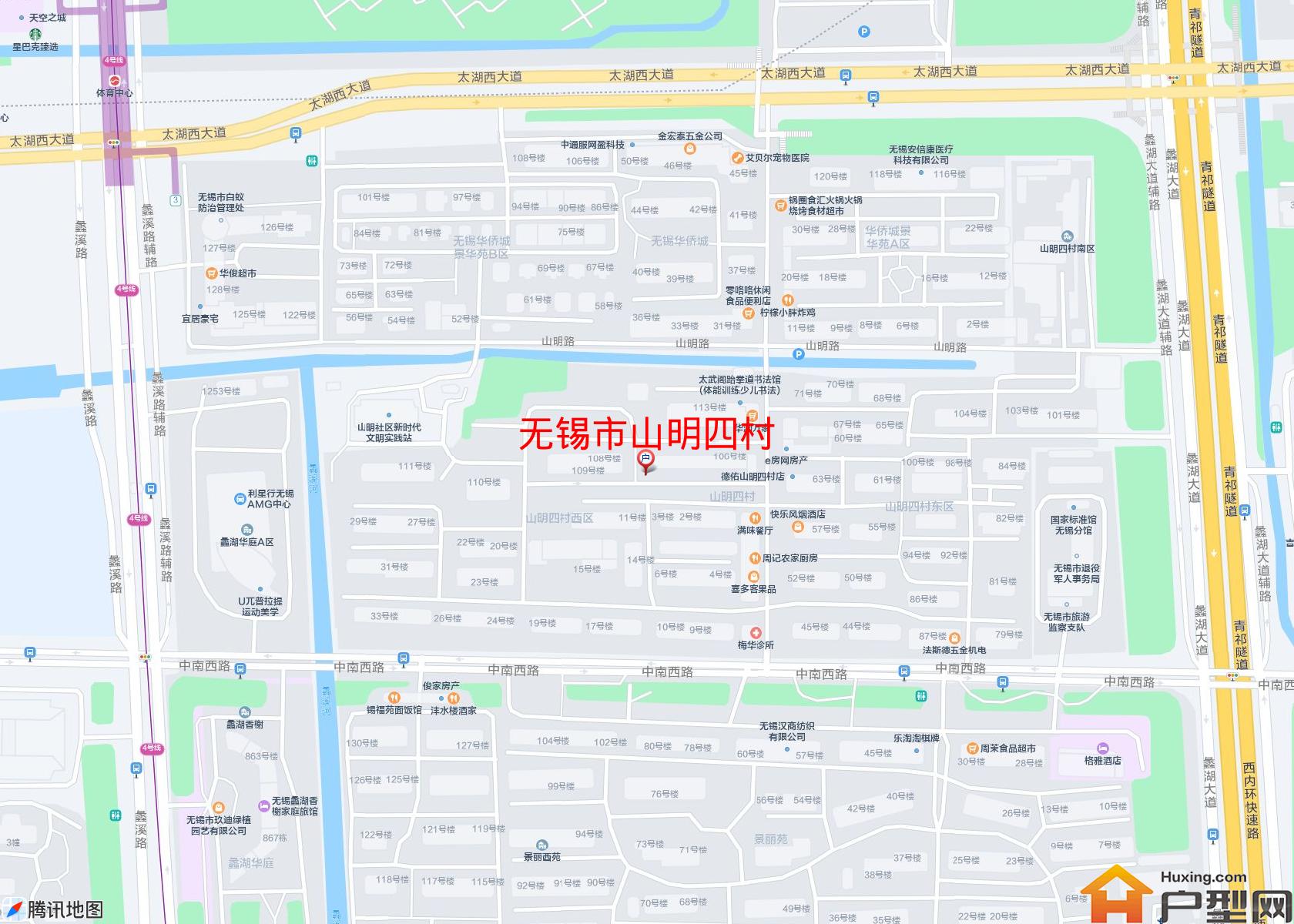 山明四村小区 - 户型网
