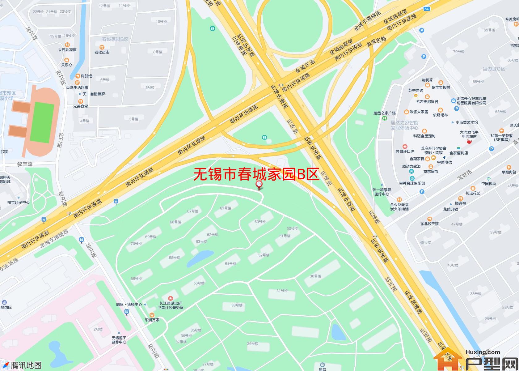 春城家园B区小区 - 户型网