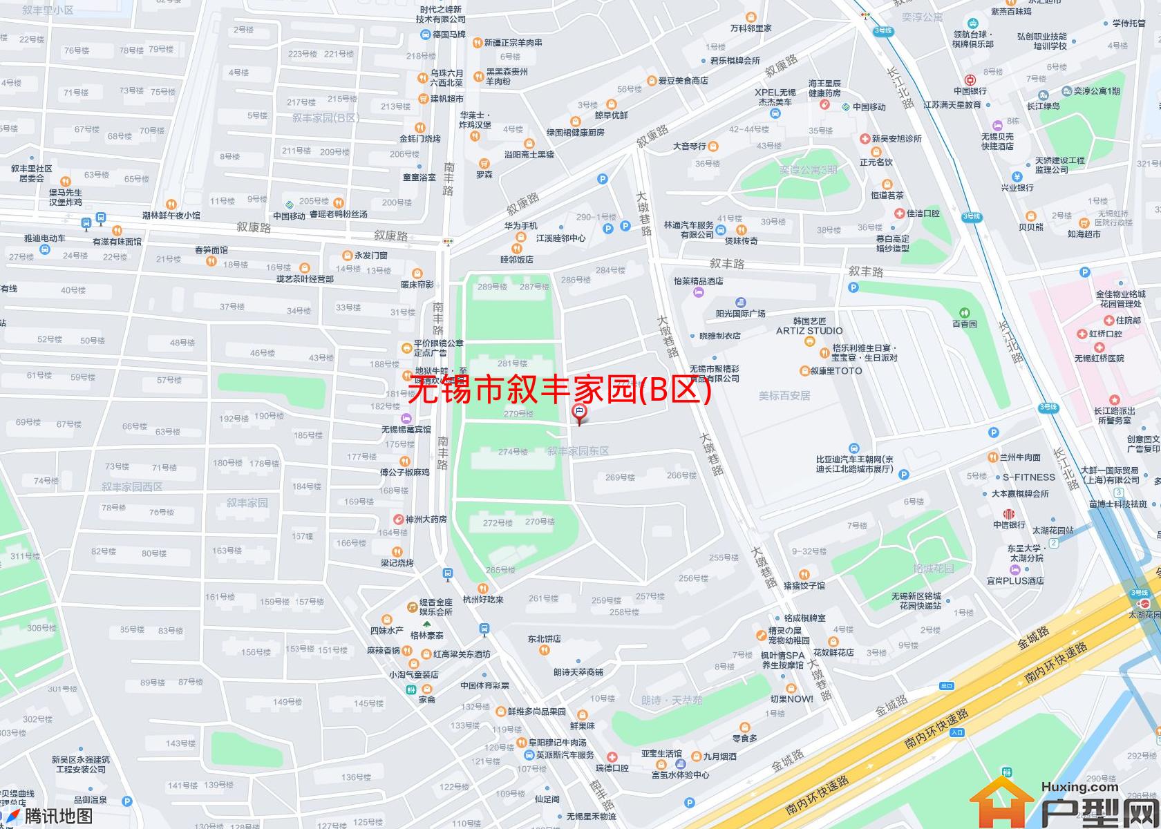 叙丰家园(B区)小区 - 户型网