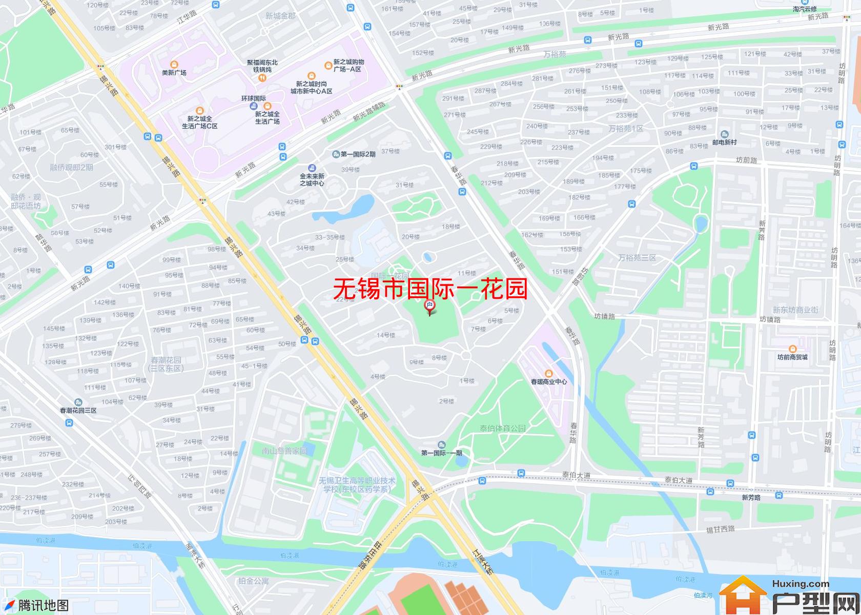 国际一花园小区 - 户型网