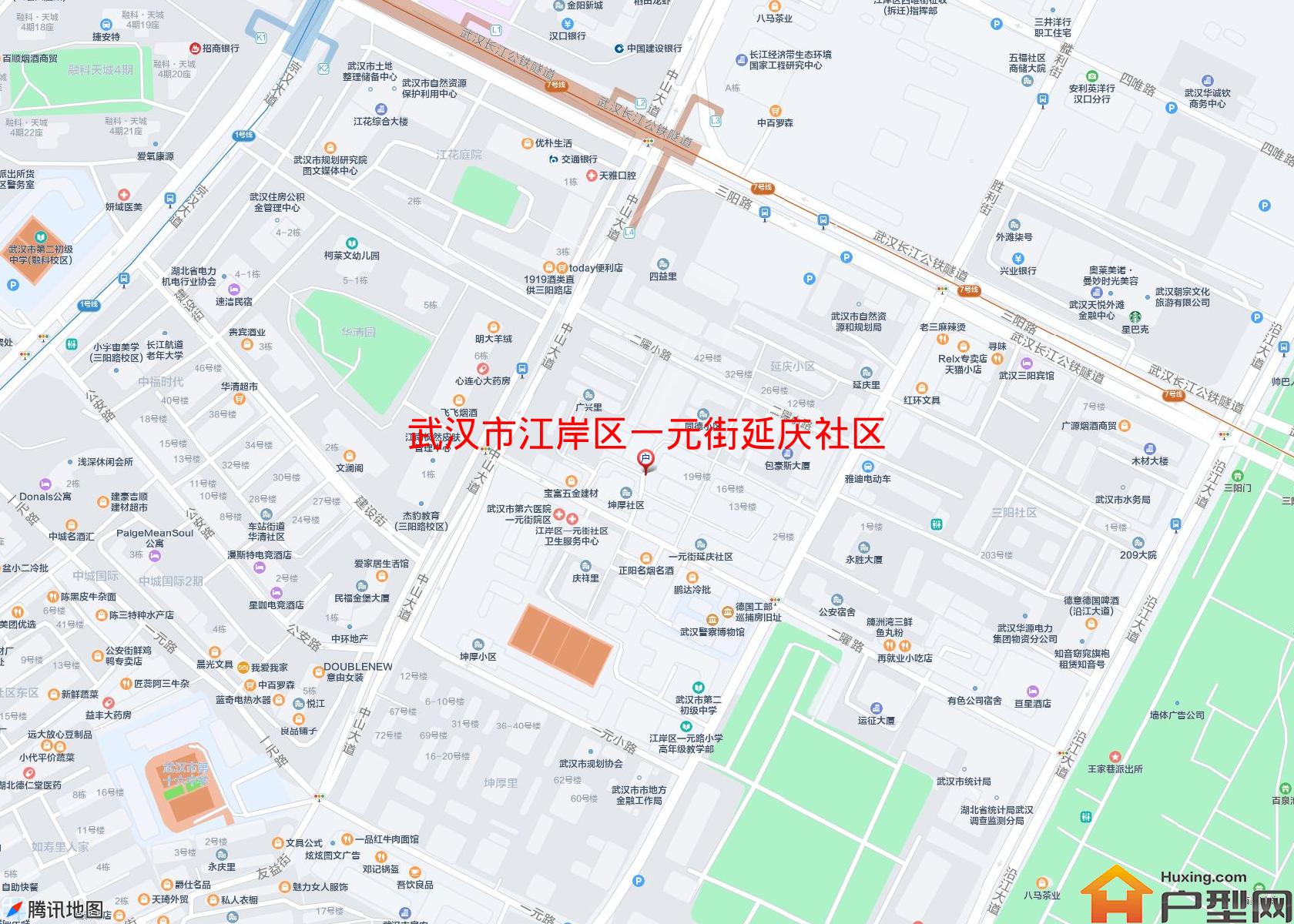 江岸区一元街延庆社区小区 - 户型网