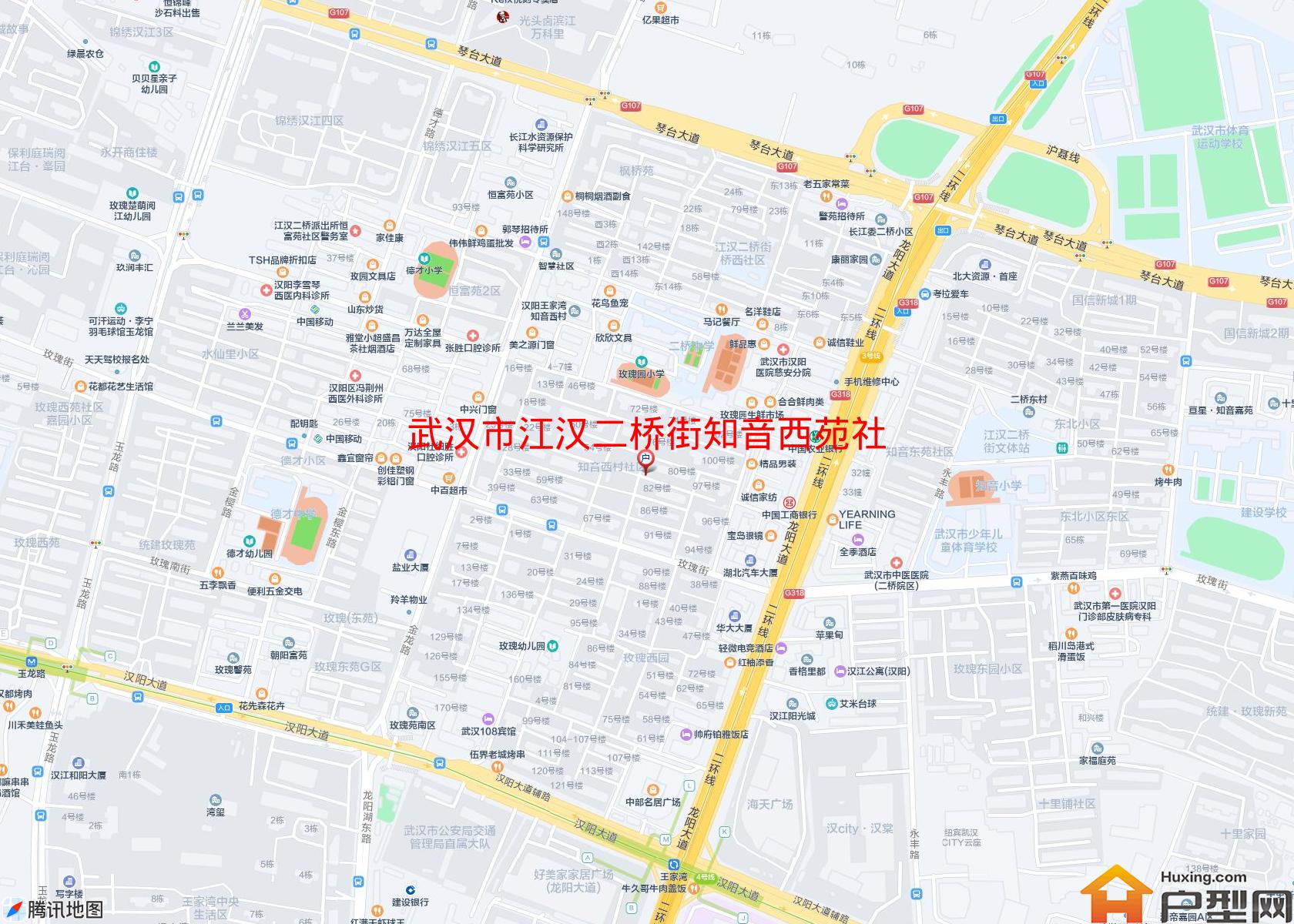 江汉二桥街知音西苑社区小区 - 户型网