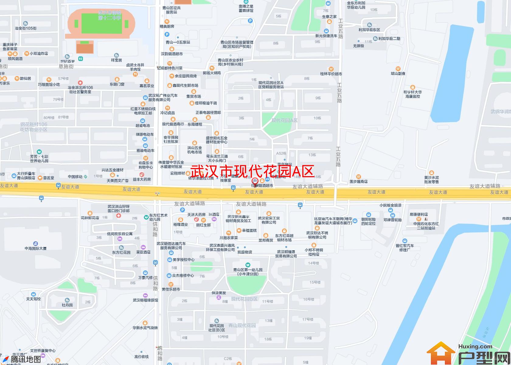 现代花园A区小区 - 户型网