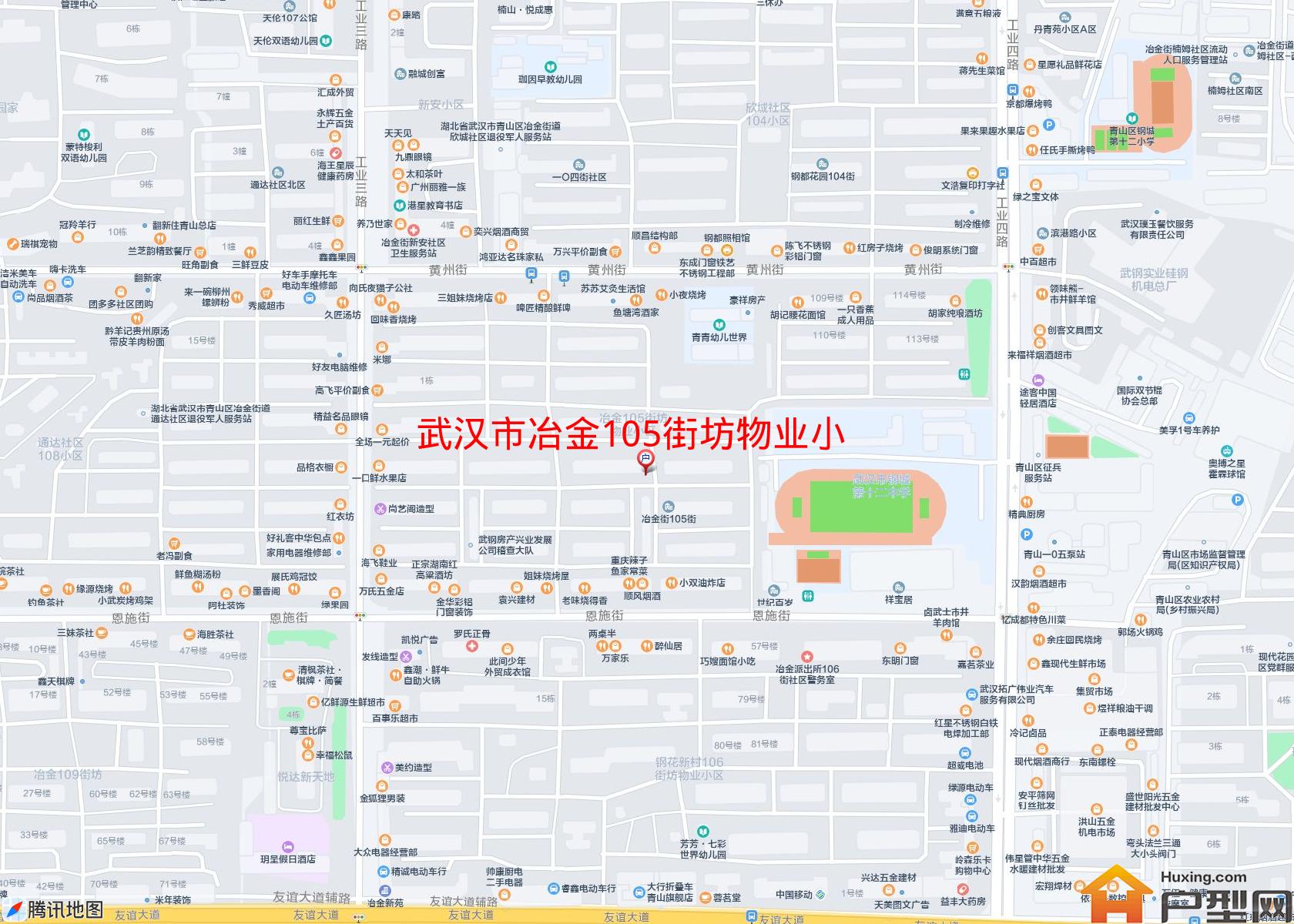 冶金105街坊物业小区小区 - 户型网
