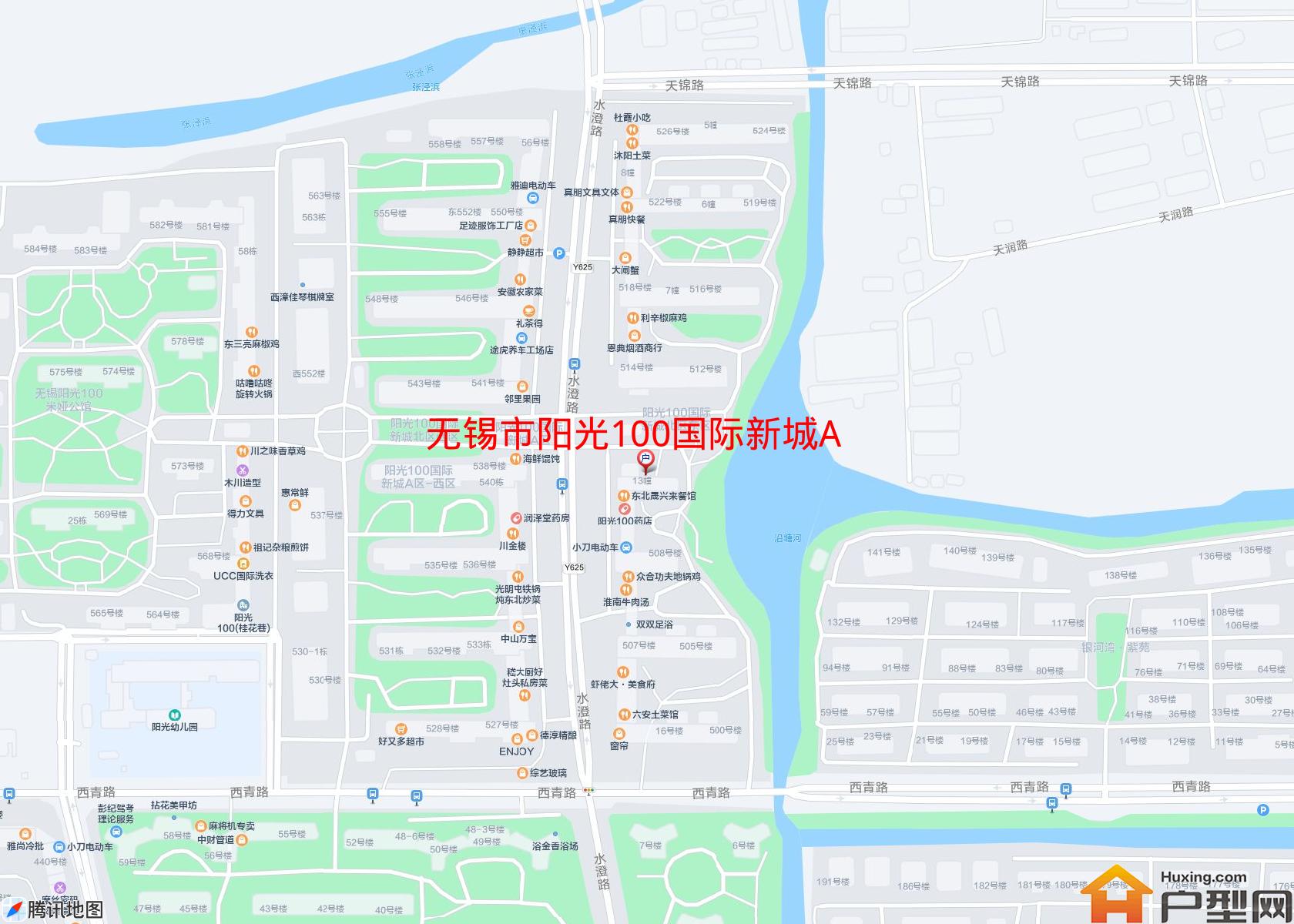 阳光100国际新城A区西区小区 - 户型网