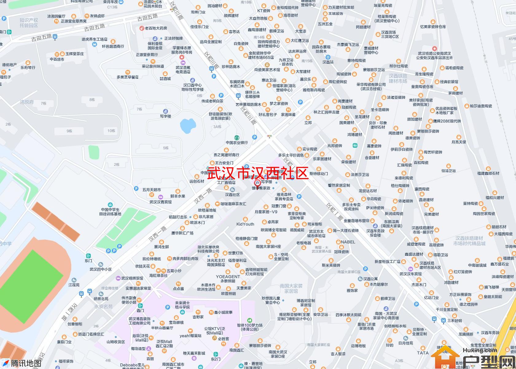 汉西社区小区 - 户型网