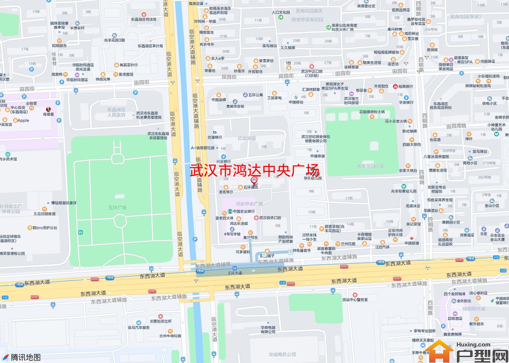 鸿达中央广场小区 - 户型网