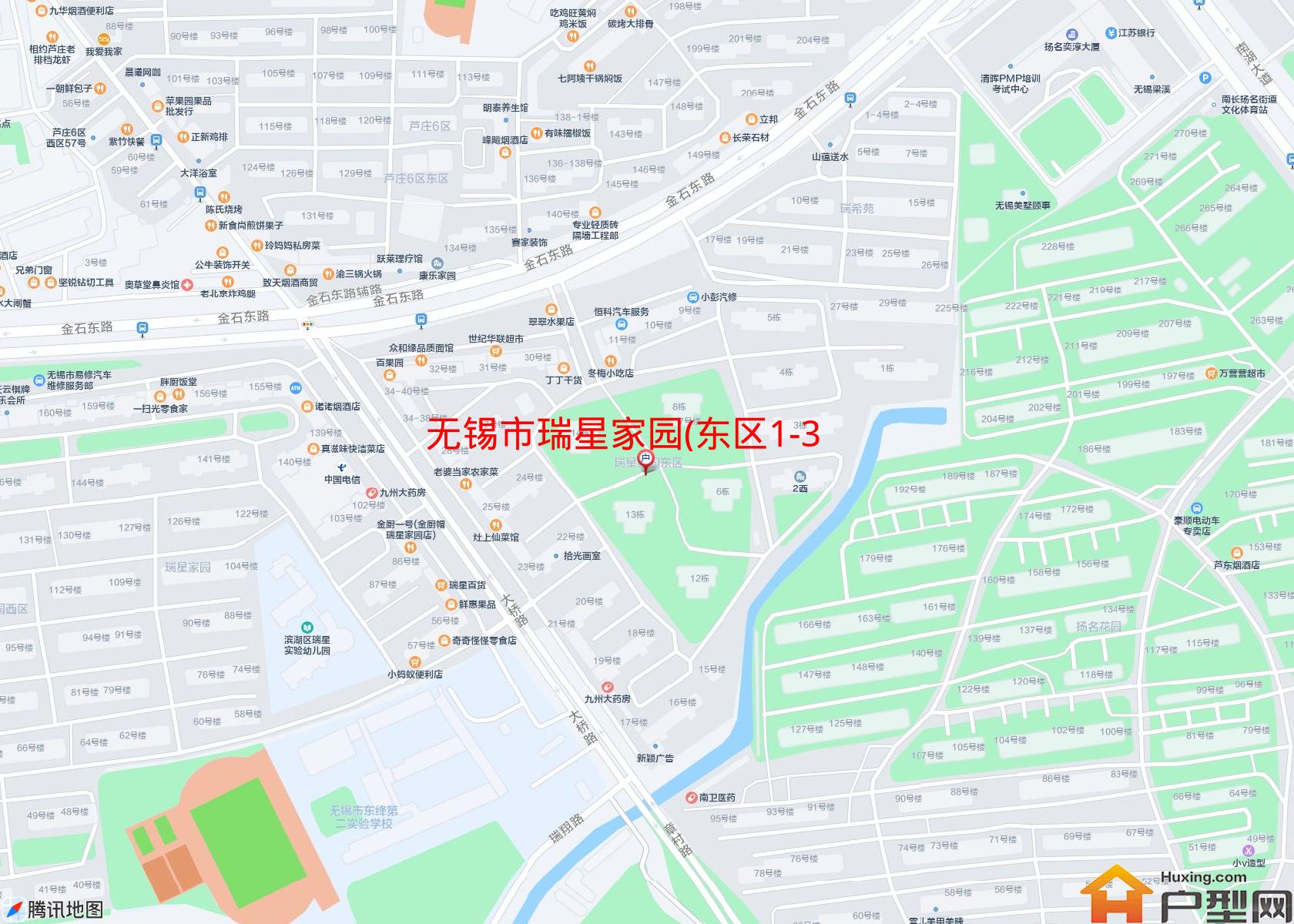 瑞星家园(东区1-33)小区 - 户型网
