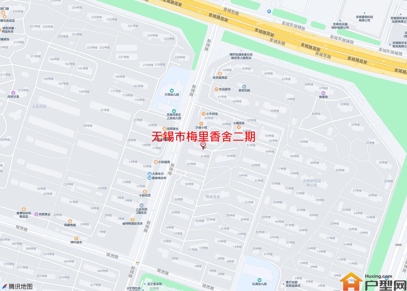 梅里香舍二期小区 - 户型网
