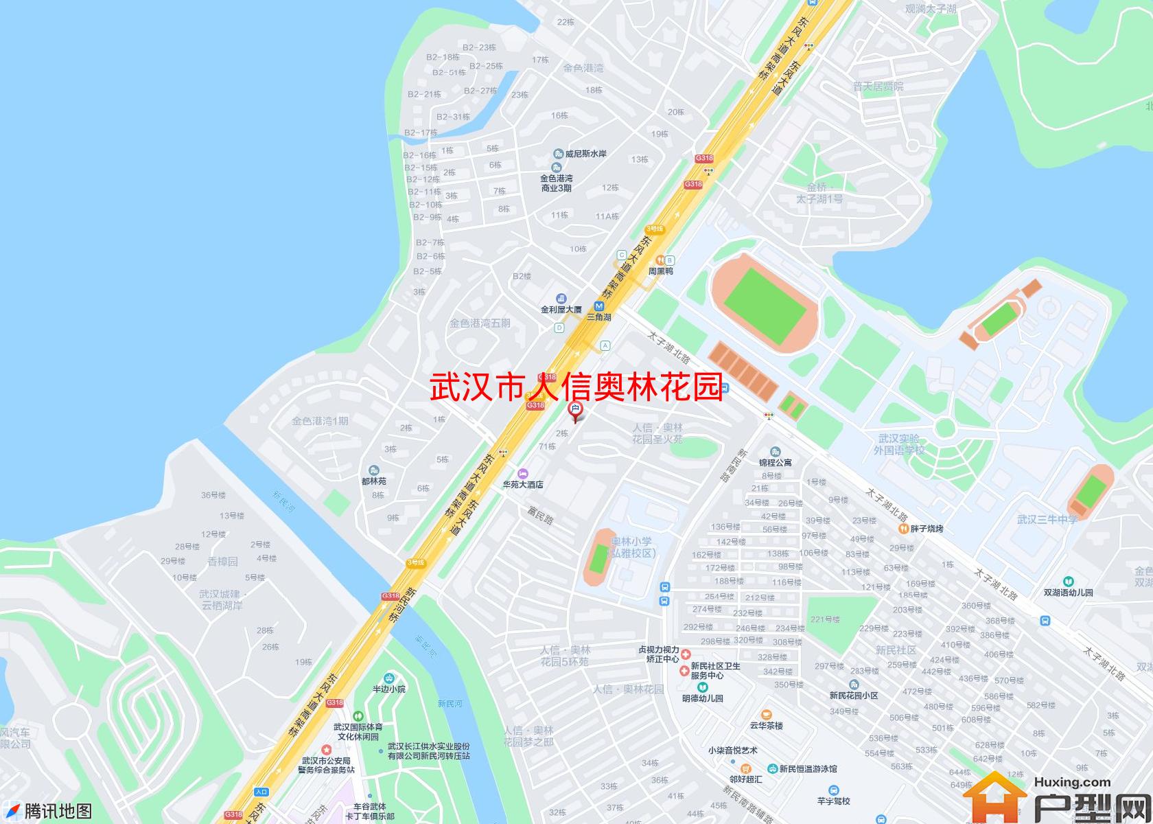 人信奥林花园小区 - 户型网