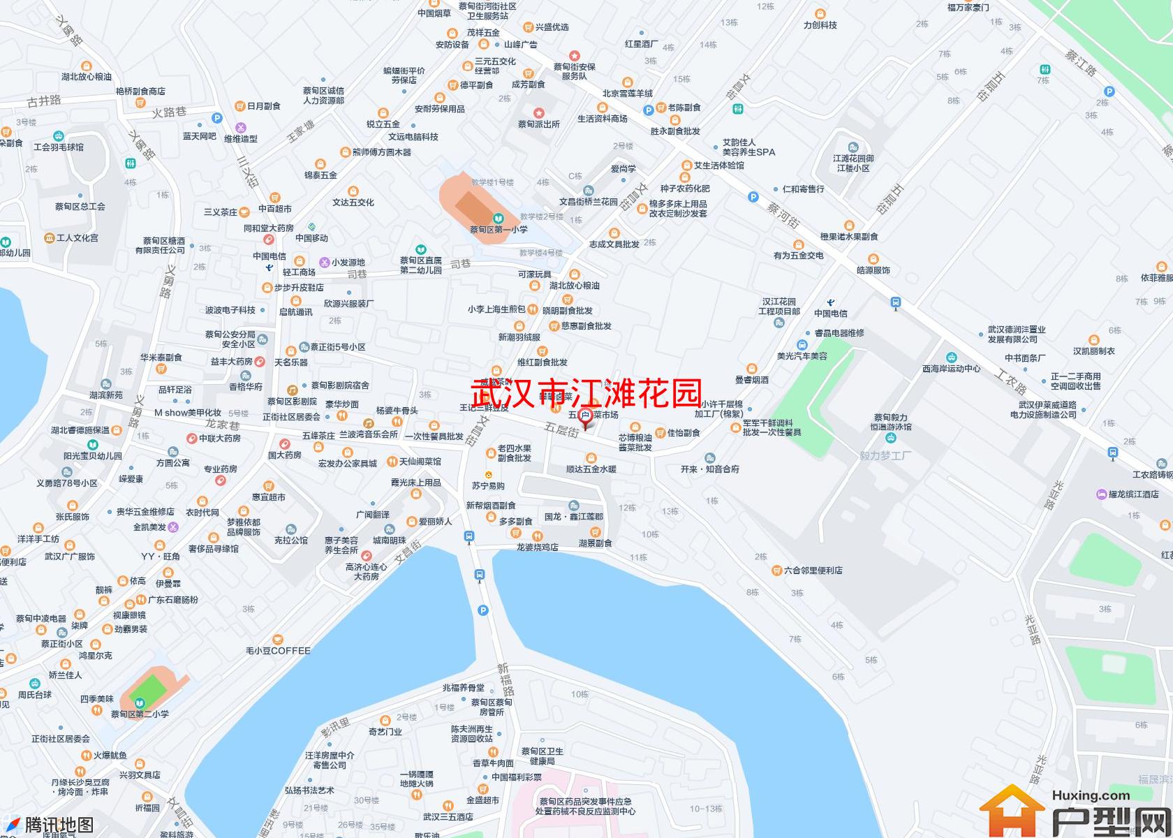 江滩花园小区 - 户型网