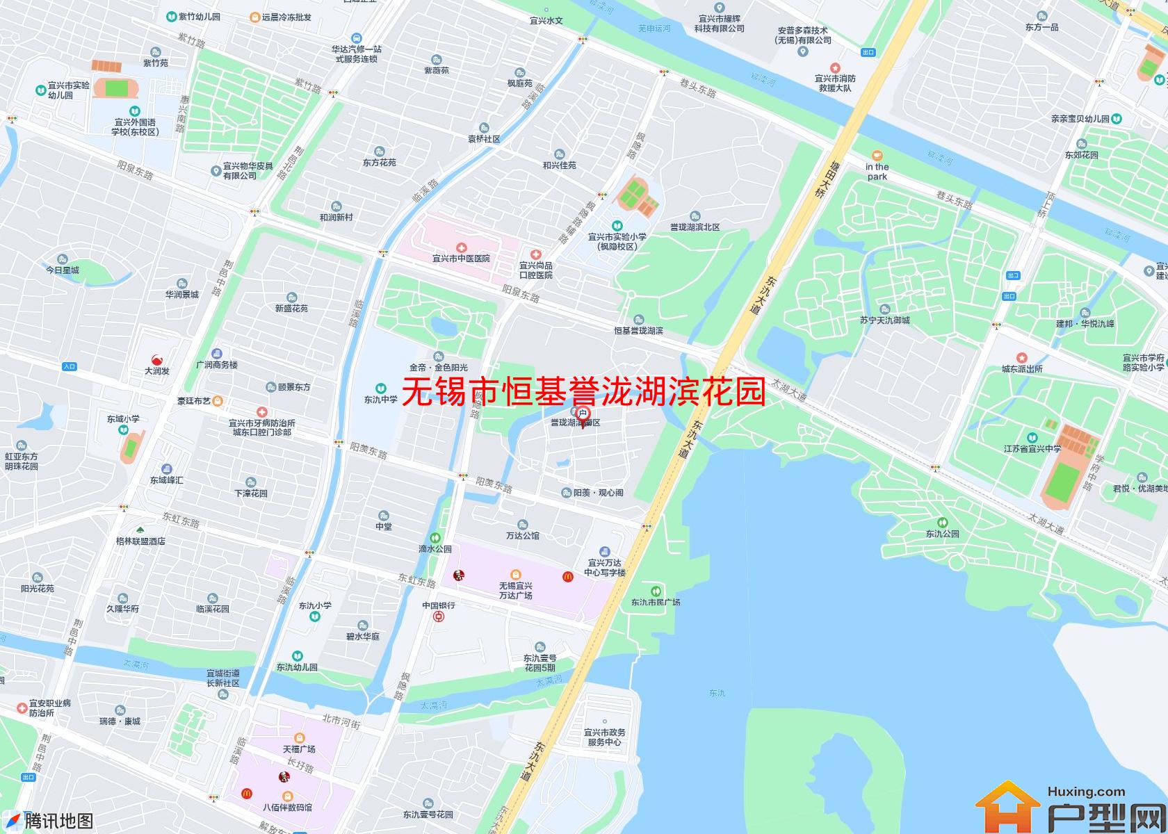 恒基誉泷湖滨花园小区 - 户型网