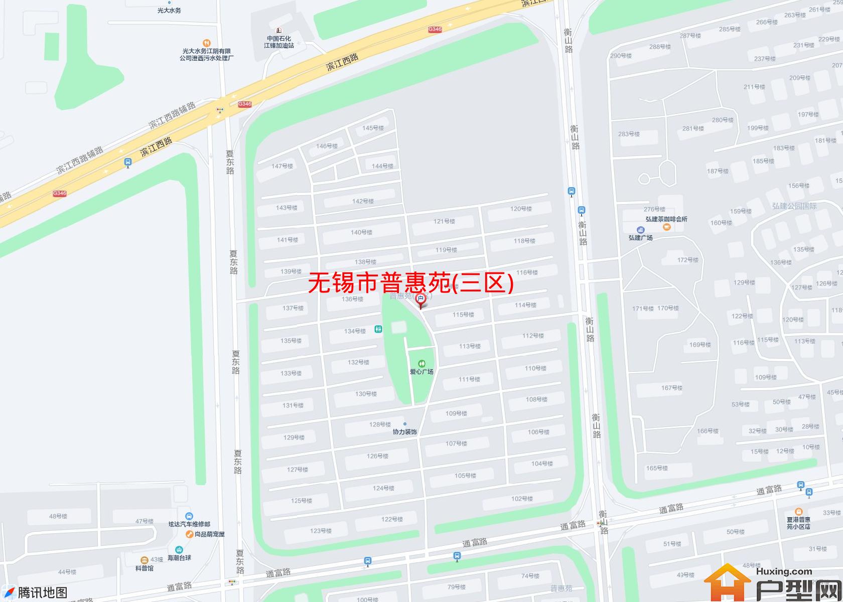 普惠苑(三区)小区 - 户型网