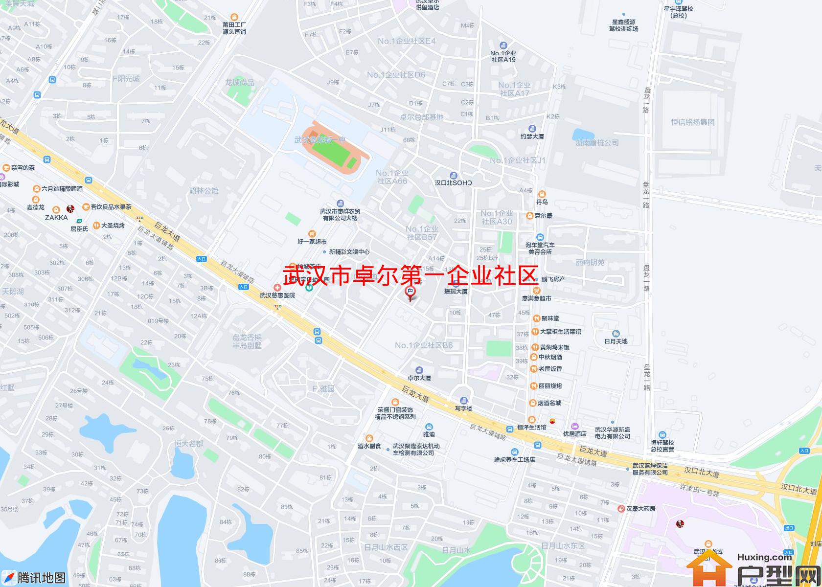 卓尔第一企业社区小区 - 户型网