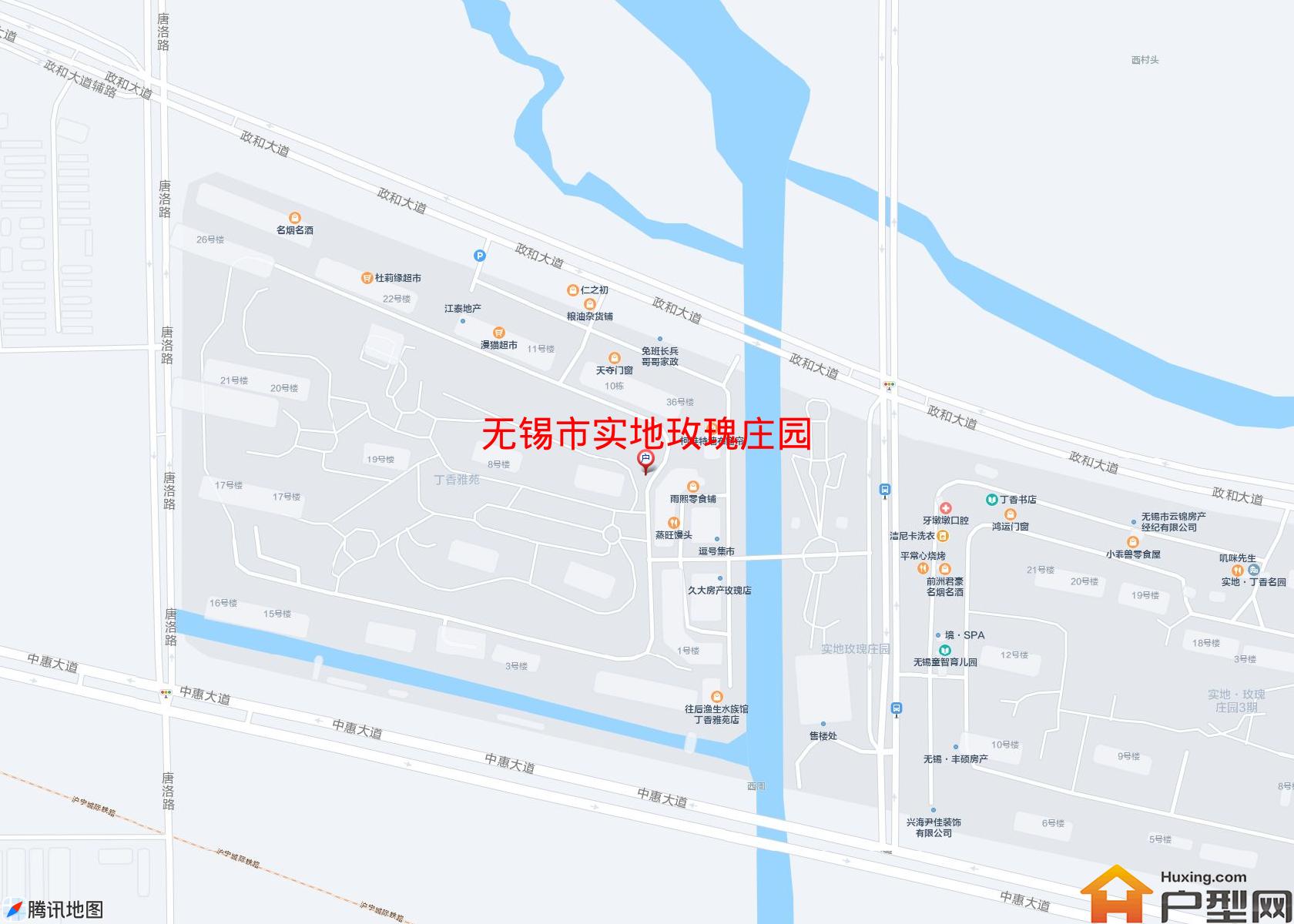实地玫瑰庄园小区 - 户型网