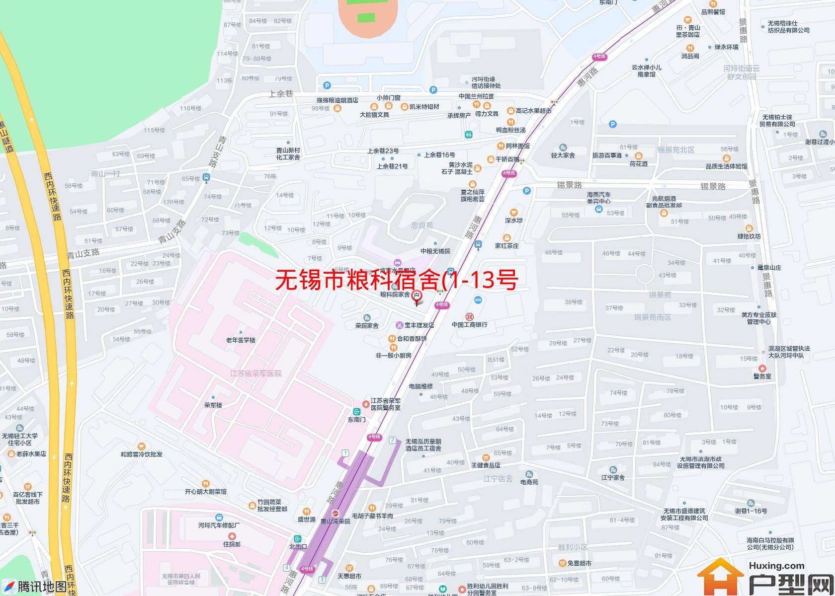 粮科宿舍(1-13号)小区 - 户型网