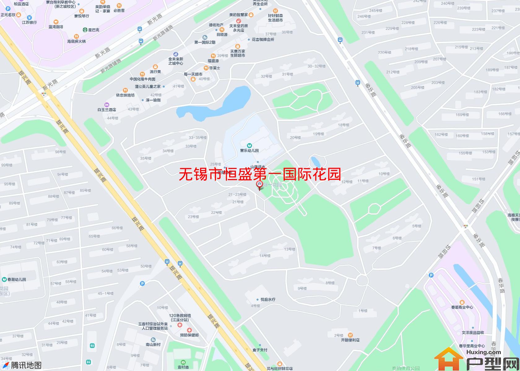 恒盛第一国际花园小区 - 户型网