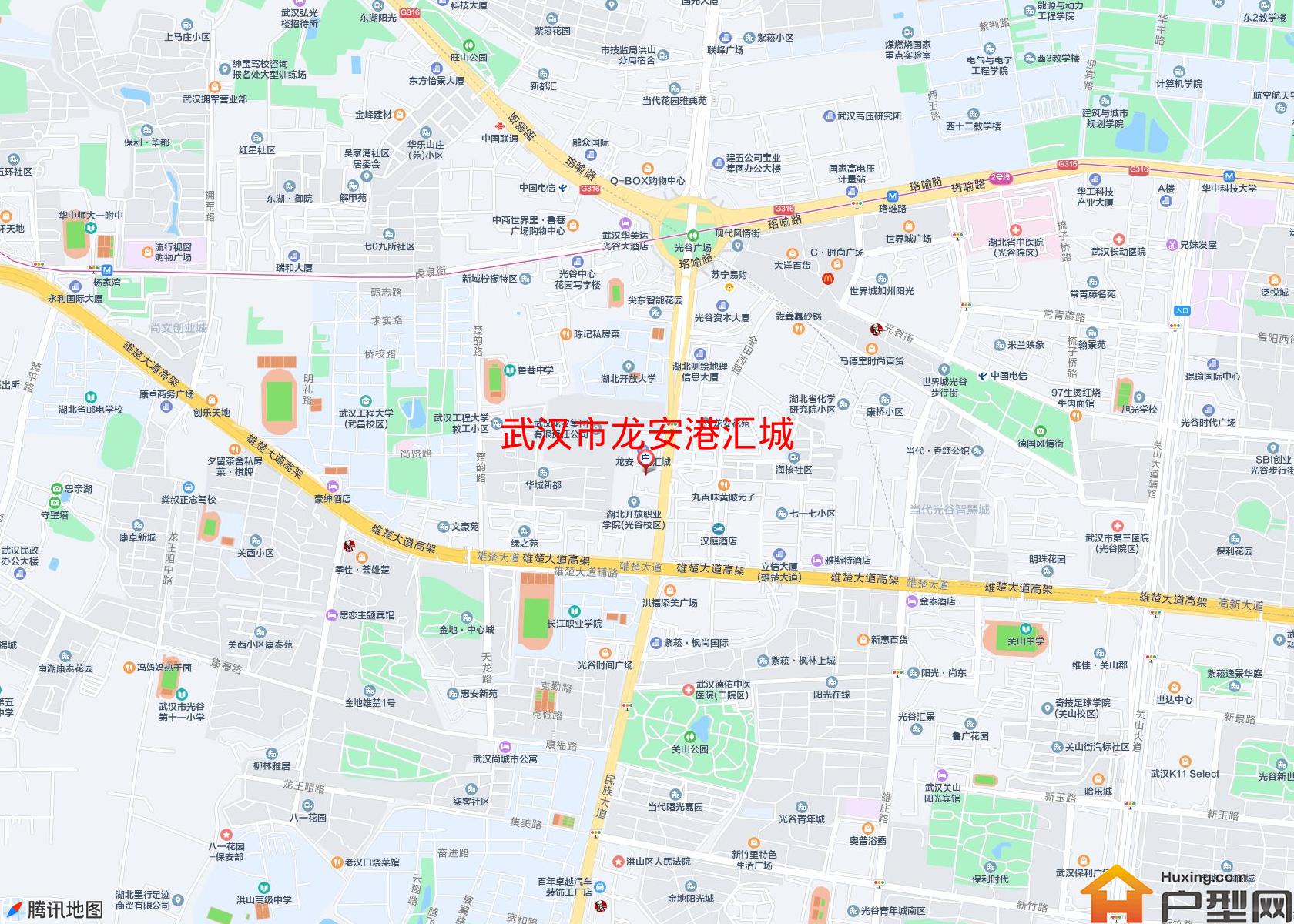 龙安港汇城小区 - 户型网