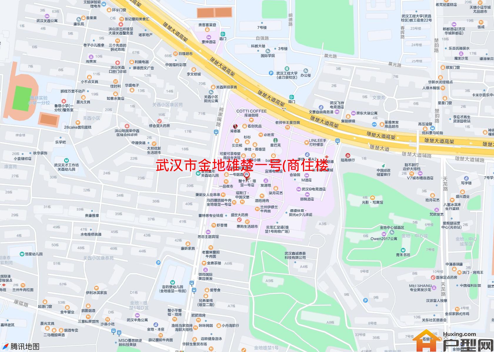 金地雄楚一号(商住楼)小区 - 户型网