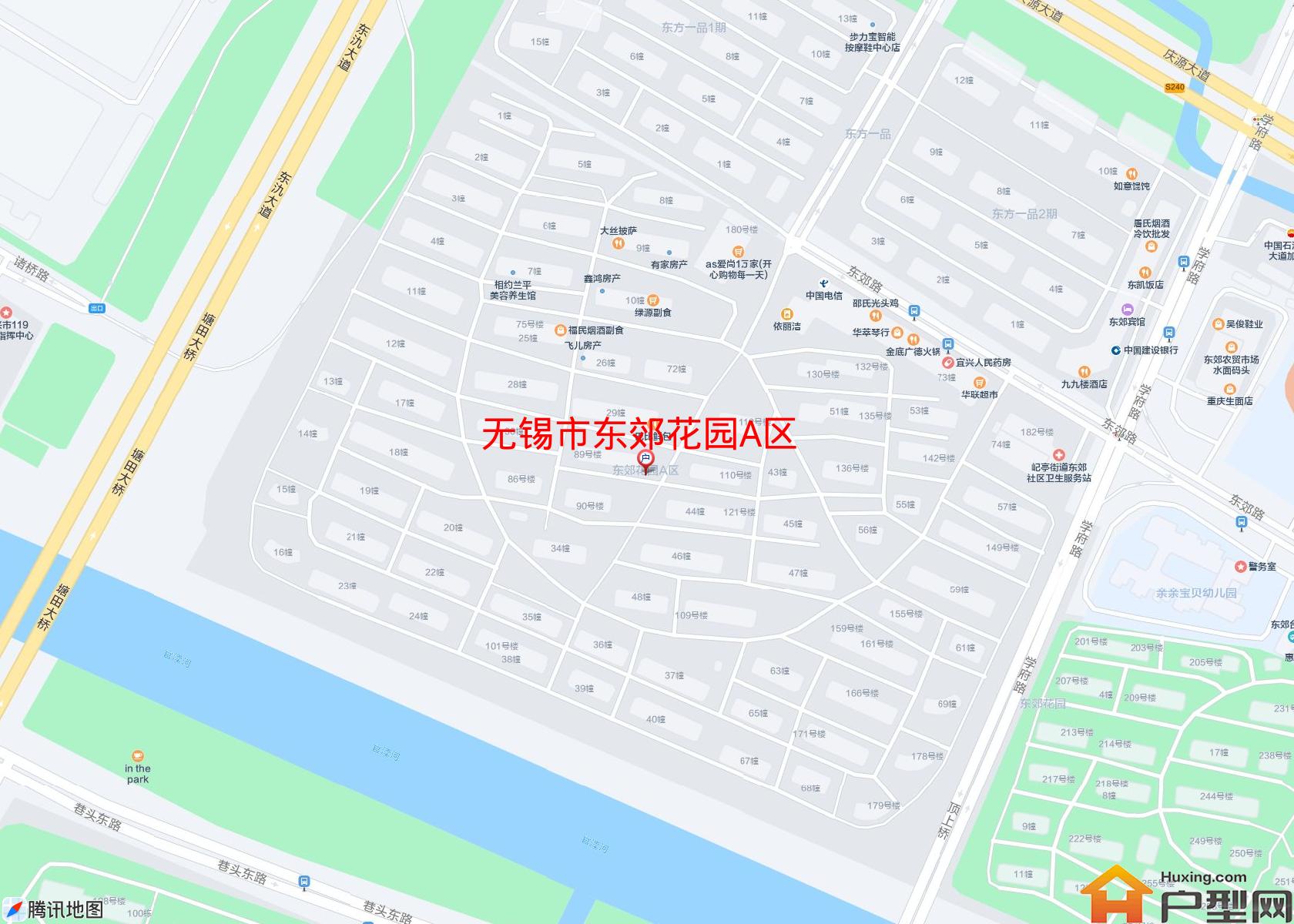 东郊花园A区小区 - 户型网