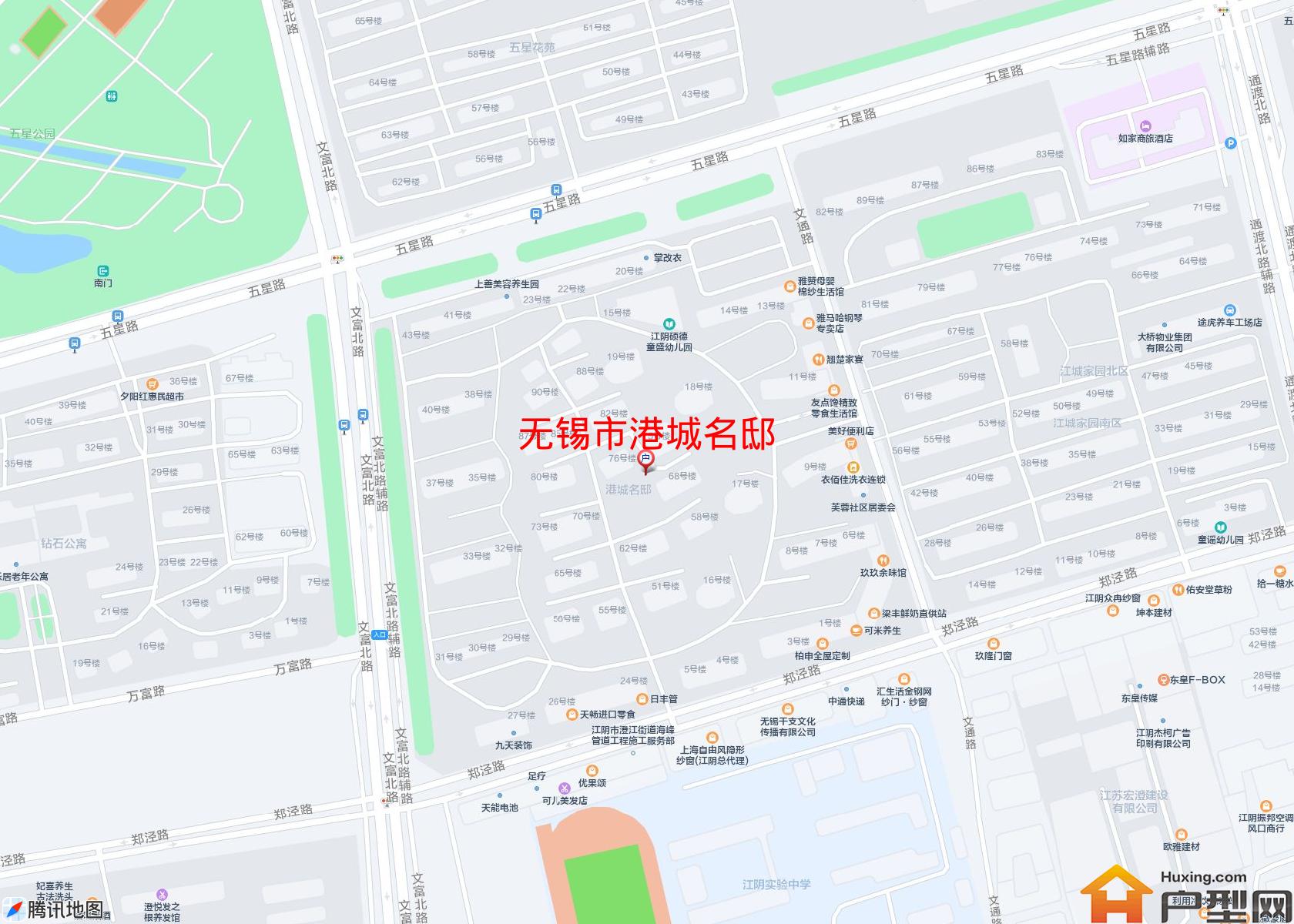 港城名邸小区 - 户型网