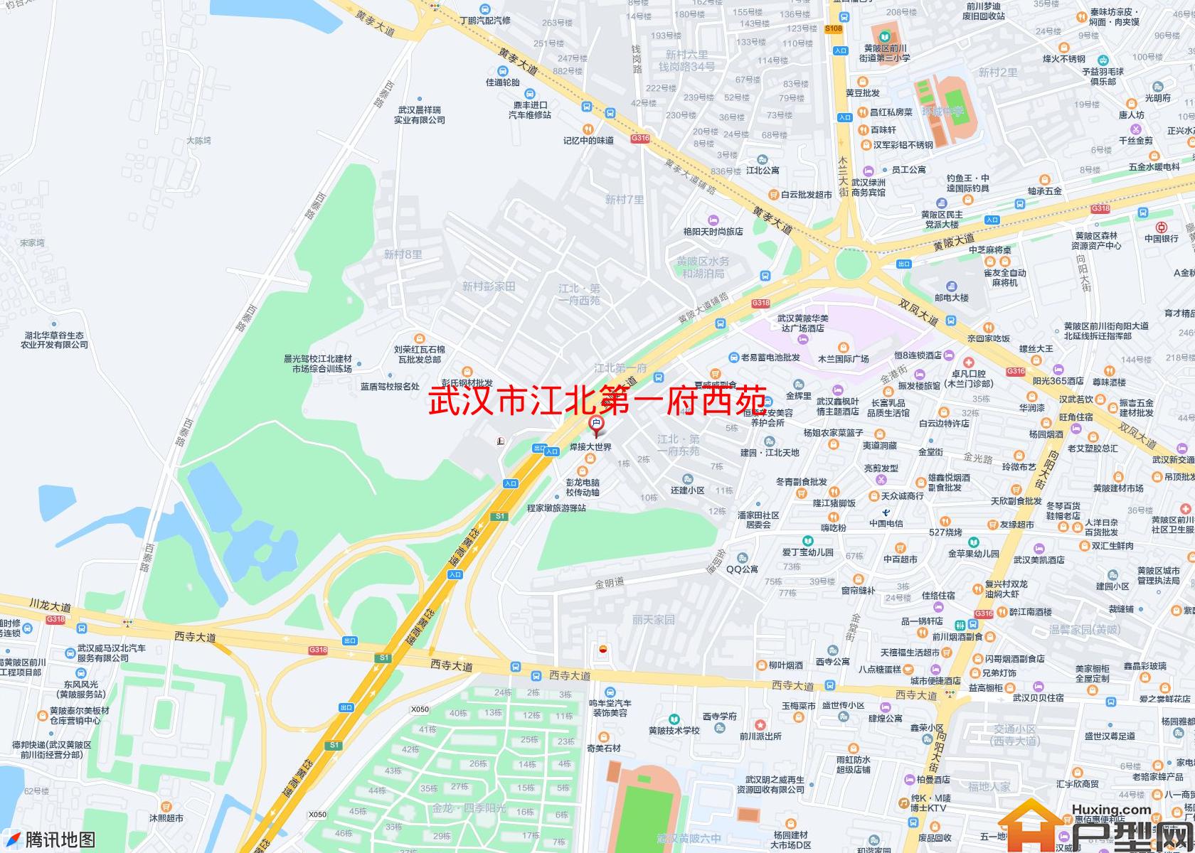 江北第一府西苑小区 - 户型网