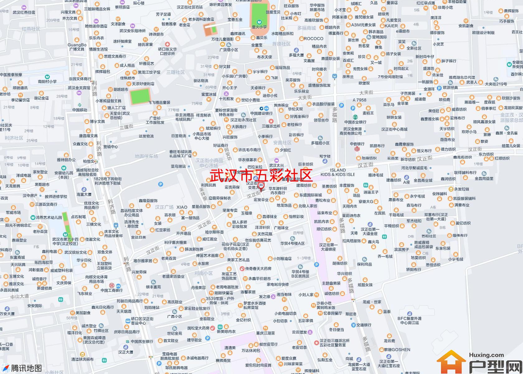 五彩社区小区 - 户型网