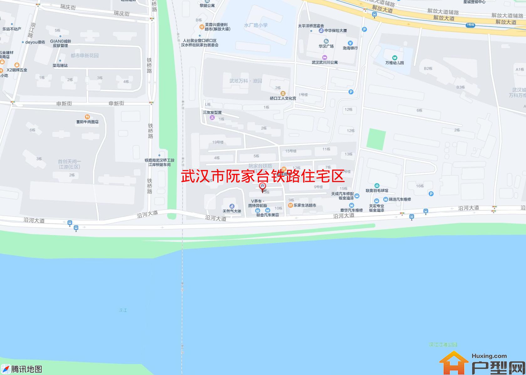 阮家台铁路住宅区小区 - 户型网
