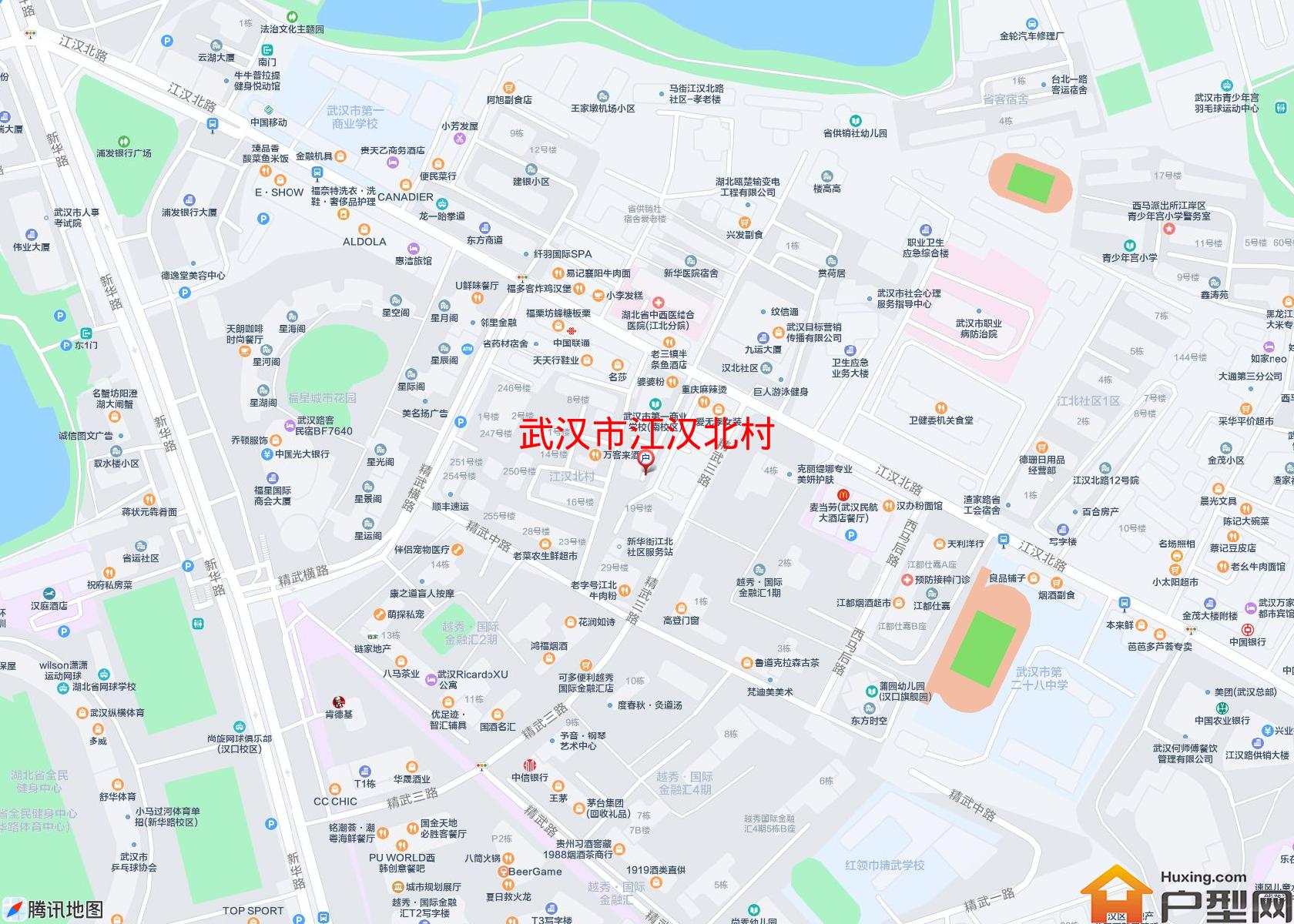 江汉北村小区 - 户型网